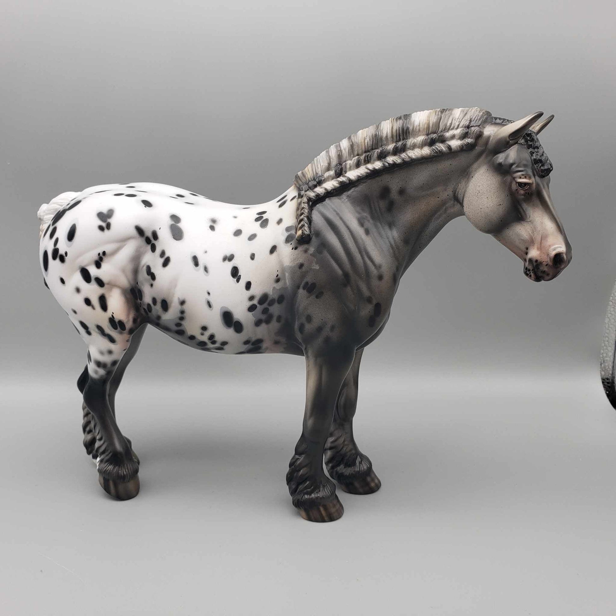 Hui Hui OOAK Black Appaloosa Heavy Draft By Julie Keim Best Offers 9/5/23