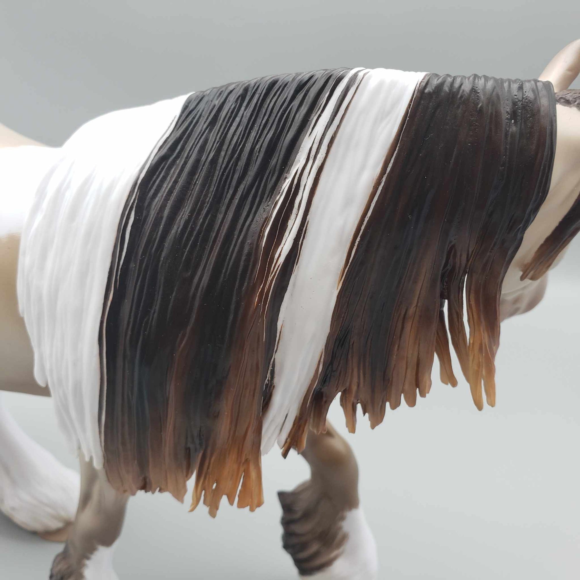 Cream &amp; Sugar OOAK Smoky Black Pearl Tobiano Cob By Ellen Robbins Best Offers 9/5/23