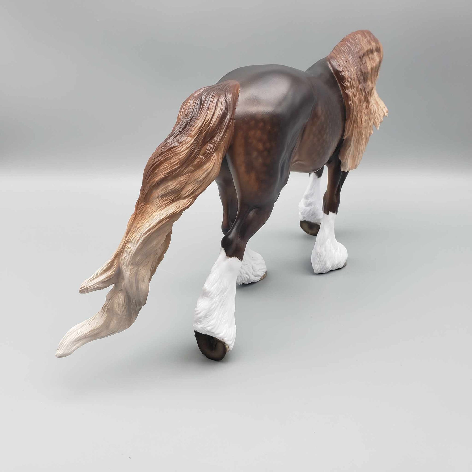 Hot Carmel OOAK Chocolate Sorrel Dappled Irish Cob By Sheryl Leisure Best Offers 9/5/23