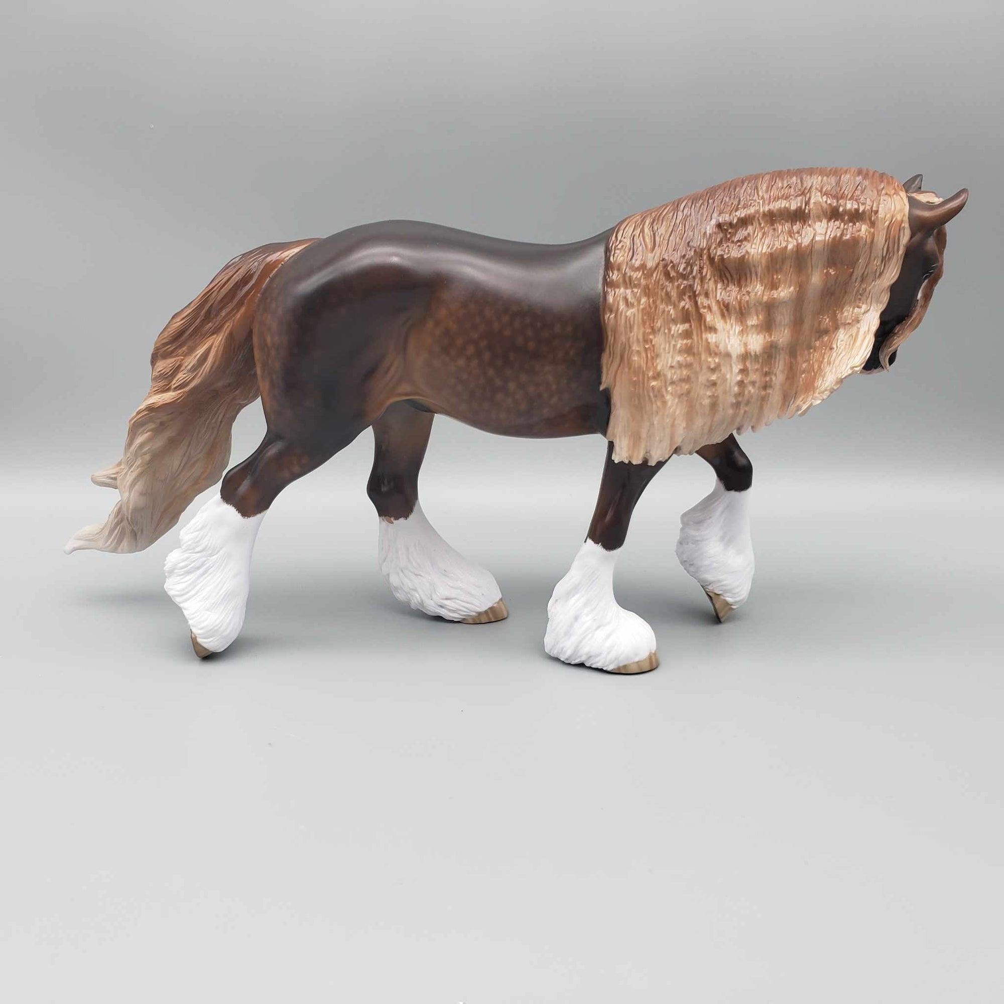 Hot Carmel OOAK Chocolate Sorrel Dappled Irish Cob By Sheryl Leisure Best Offers 9/5/23