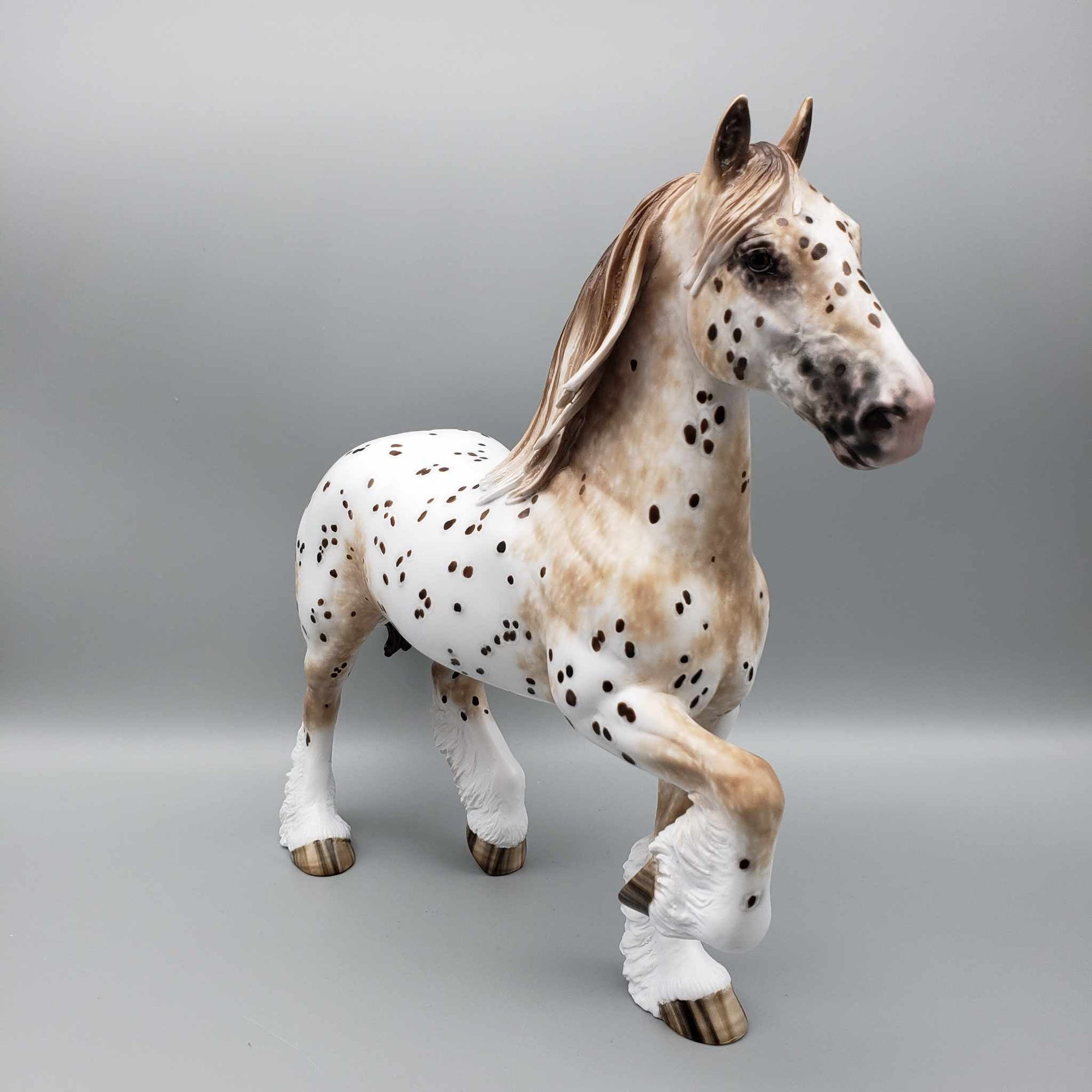 Chips Ahoy OOAK Appaloosa Clydesdale Trotting Drafter By Sheryl Leisure Best Offers 9/5/23
