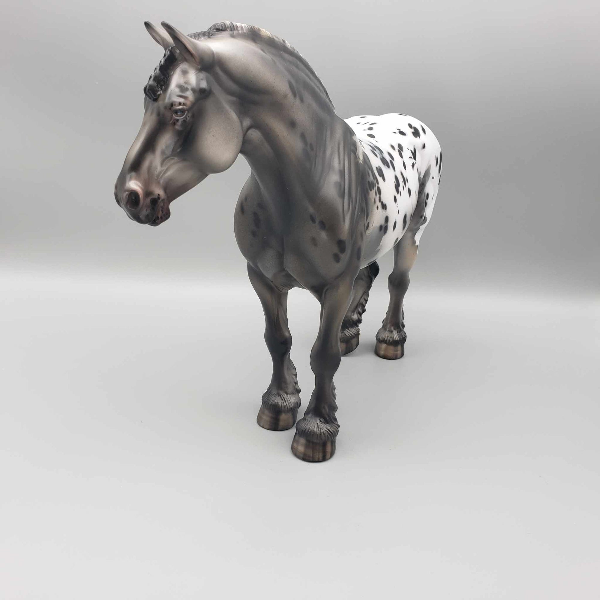 Hui Hui OOAK Black Appaloosa Heavy Draft By Julie Keim Best Offers 9/5/23