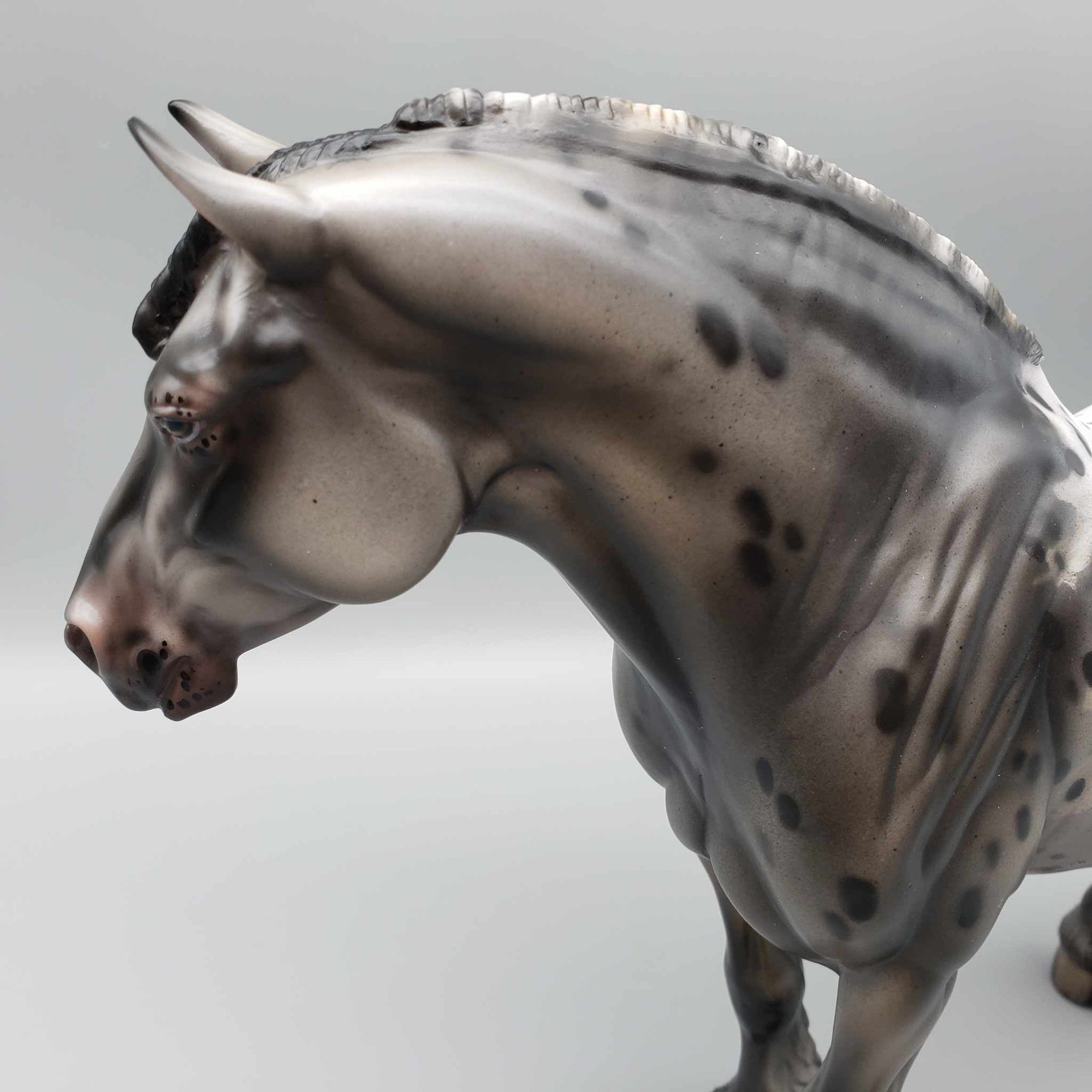 Hui Hui OOAK Black Appaloosa Heavy Draft By Julie Keim Best Offers 9/5/23