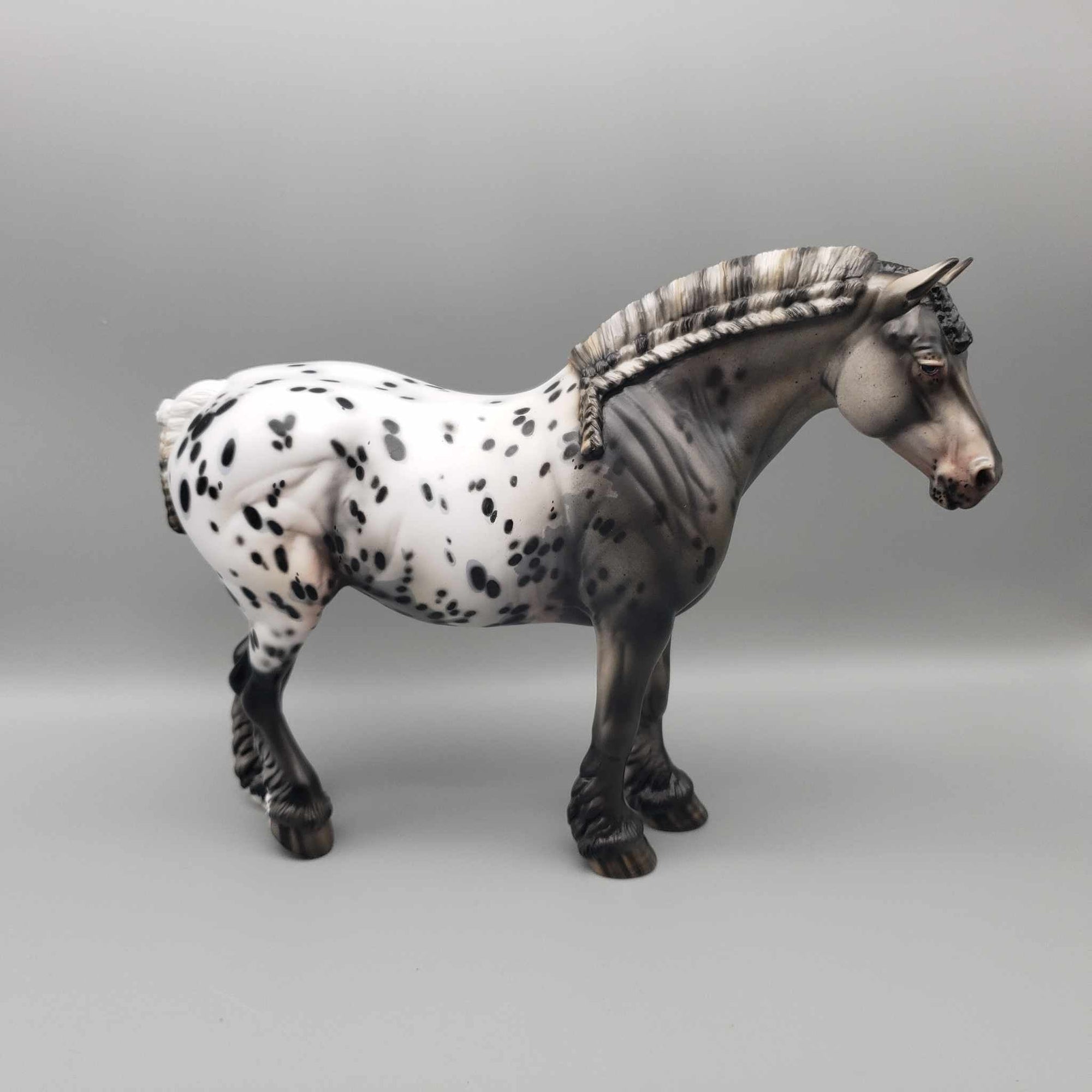 Hui Hui OOAK Black Appaloosa Heavy Draft By Julie Keim Best Offers 9/5/23