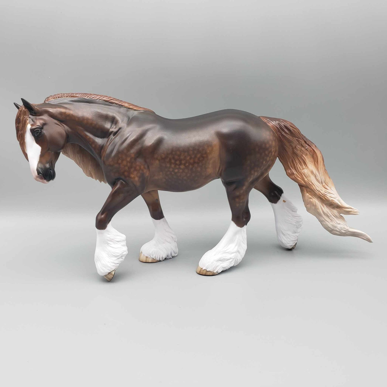 Hot Carmel OOAK Chocolate Sorrel Dappled Irish Cob By Sheryl Leisure Best Offers 9/5/23