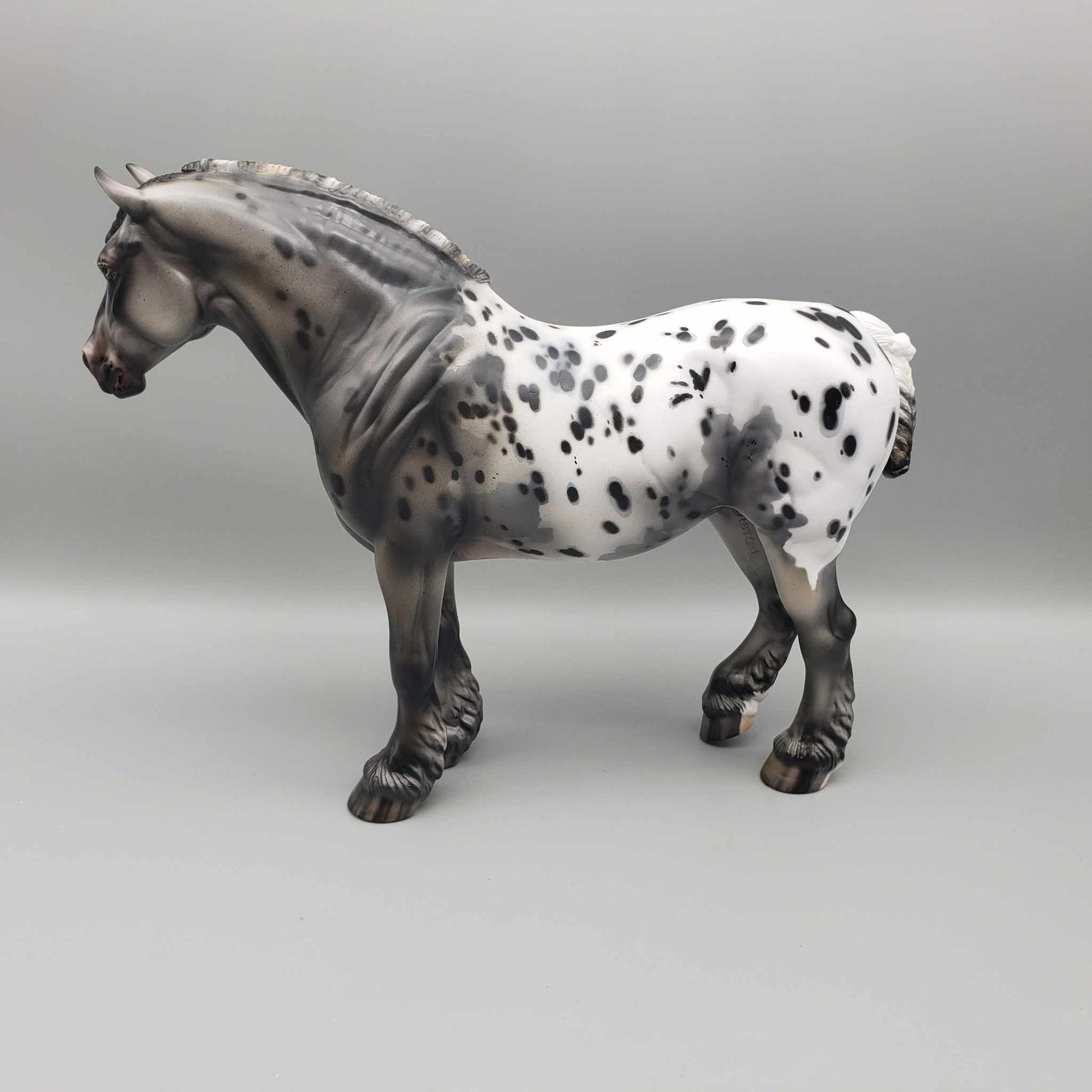Hui Hui OOAK Black Appaloosa Heavy Draft By Julie Keim Best Offers 9/5/23