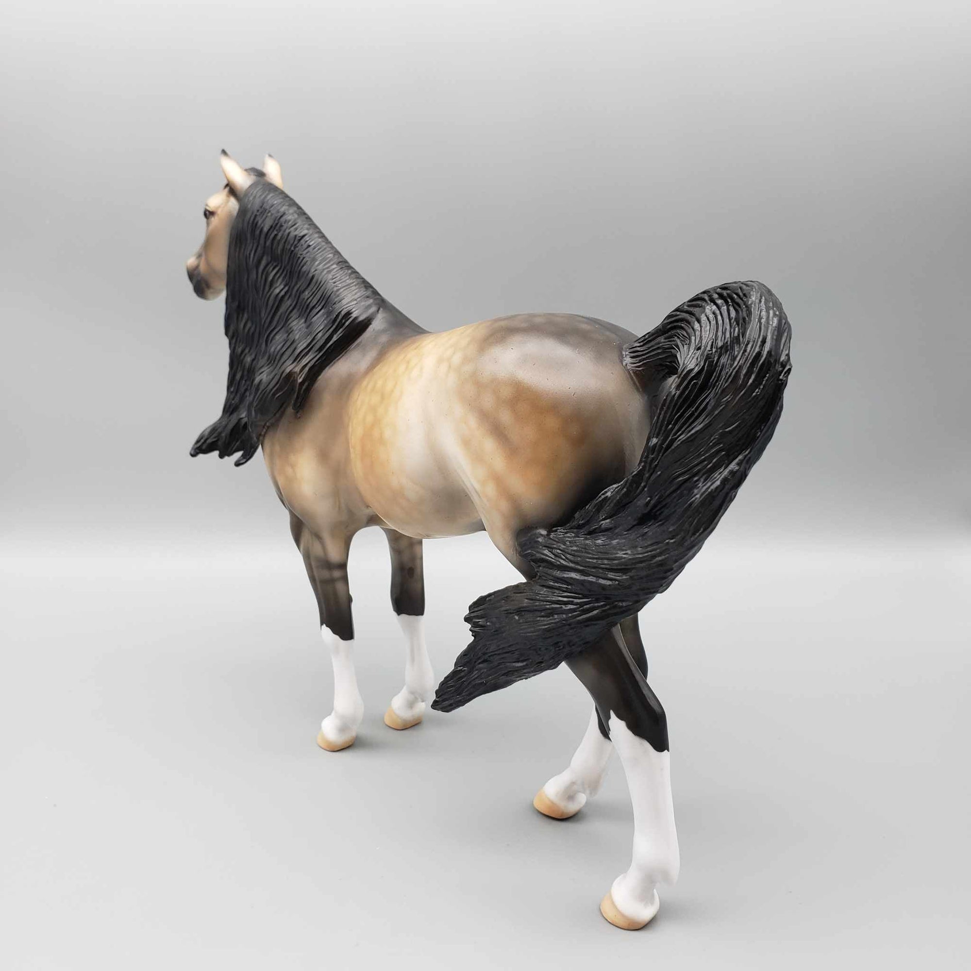 Orazio OOAK Buckskin Dun Spanish Mustang By Dawn Quick Fall Into Autumn Random Drop Sale 9/23