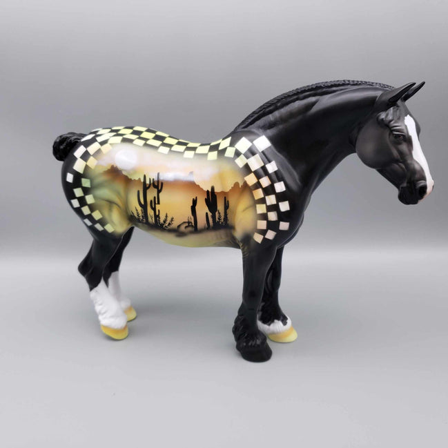 Dakar Rally OOAK Deco Heavy Draft By Dawn Quick Fall Facebook Auction 9/23