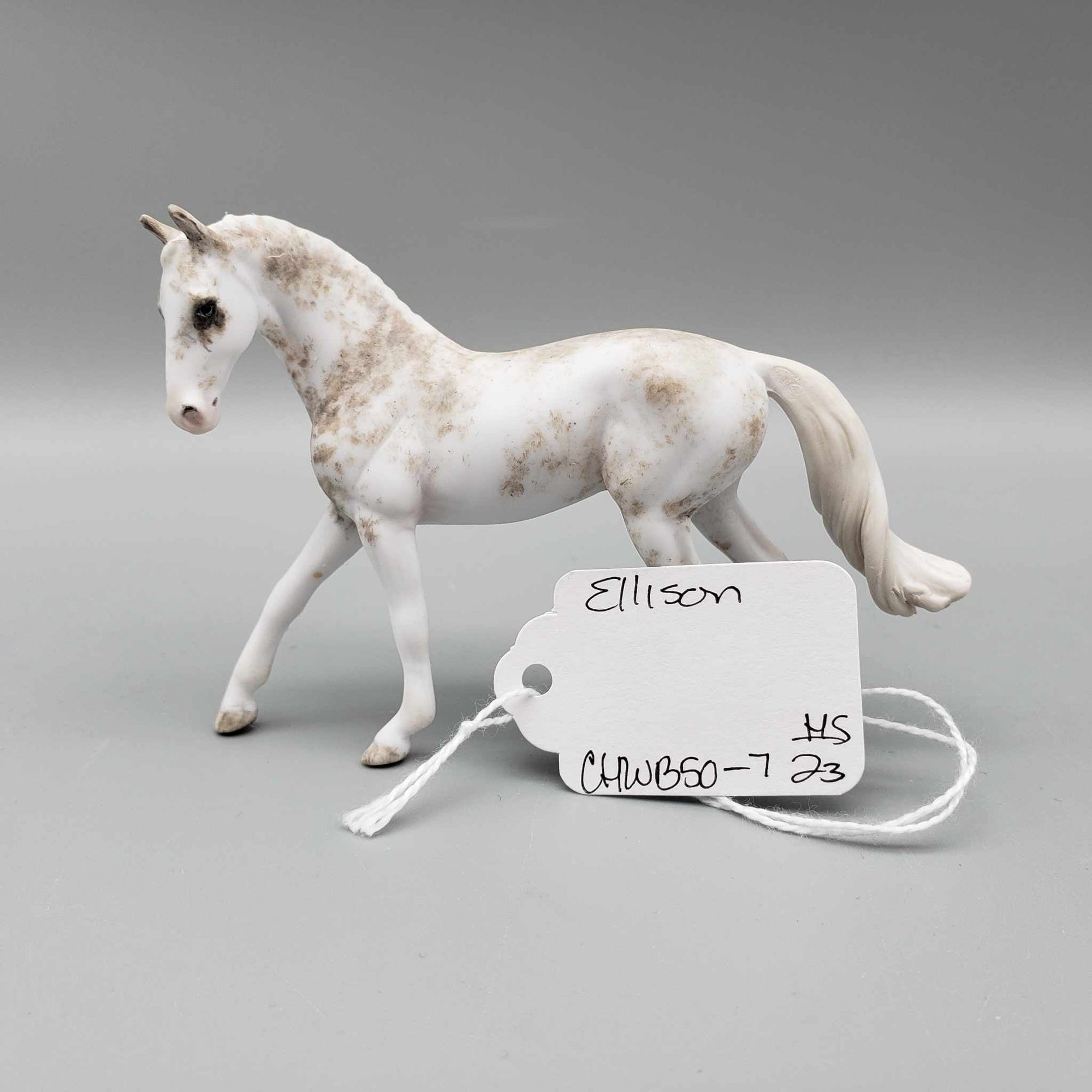 Ellison OOAK Custom Gray Sabino Warmblood Chip By Andrea Thomason Holiday Sale HS23