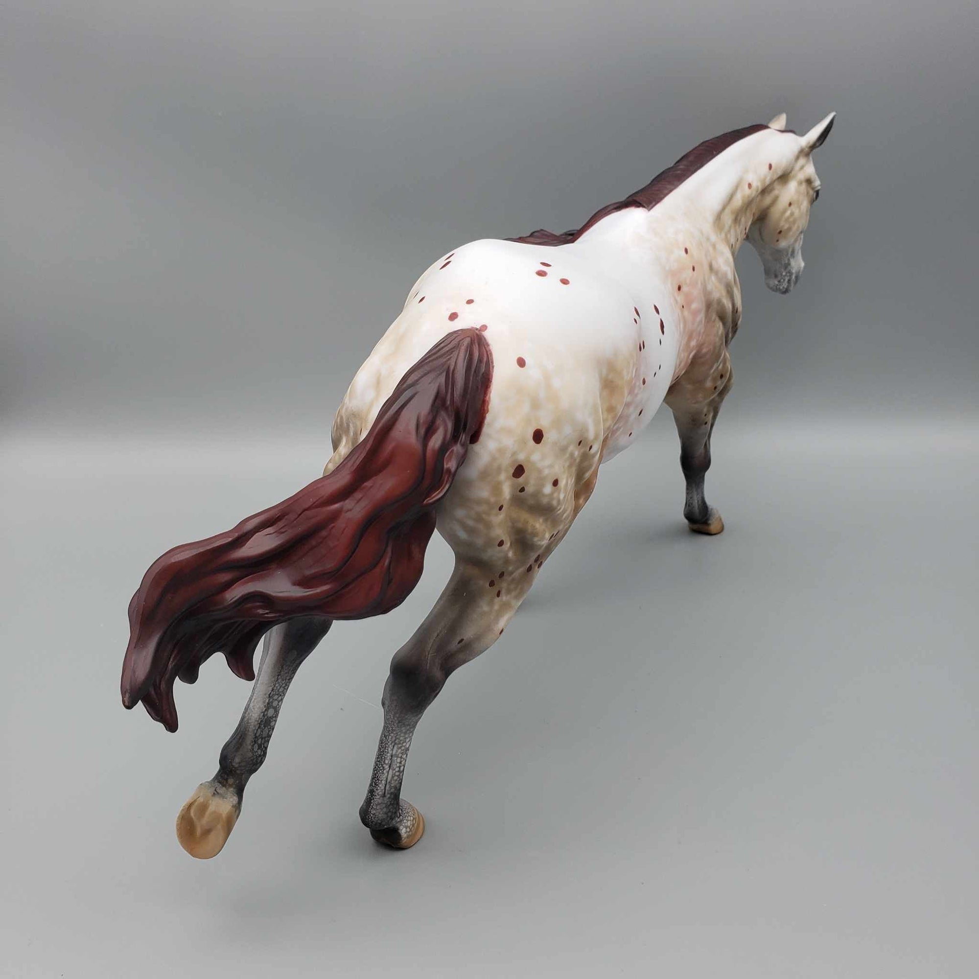 Patrizio OOAK Appaloosa Running Stock Horse By Al Katt Fall Facebook Auction 9/23