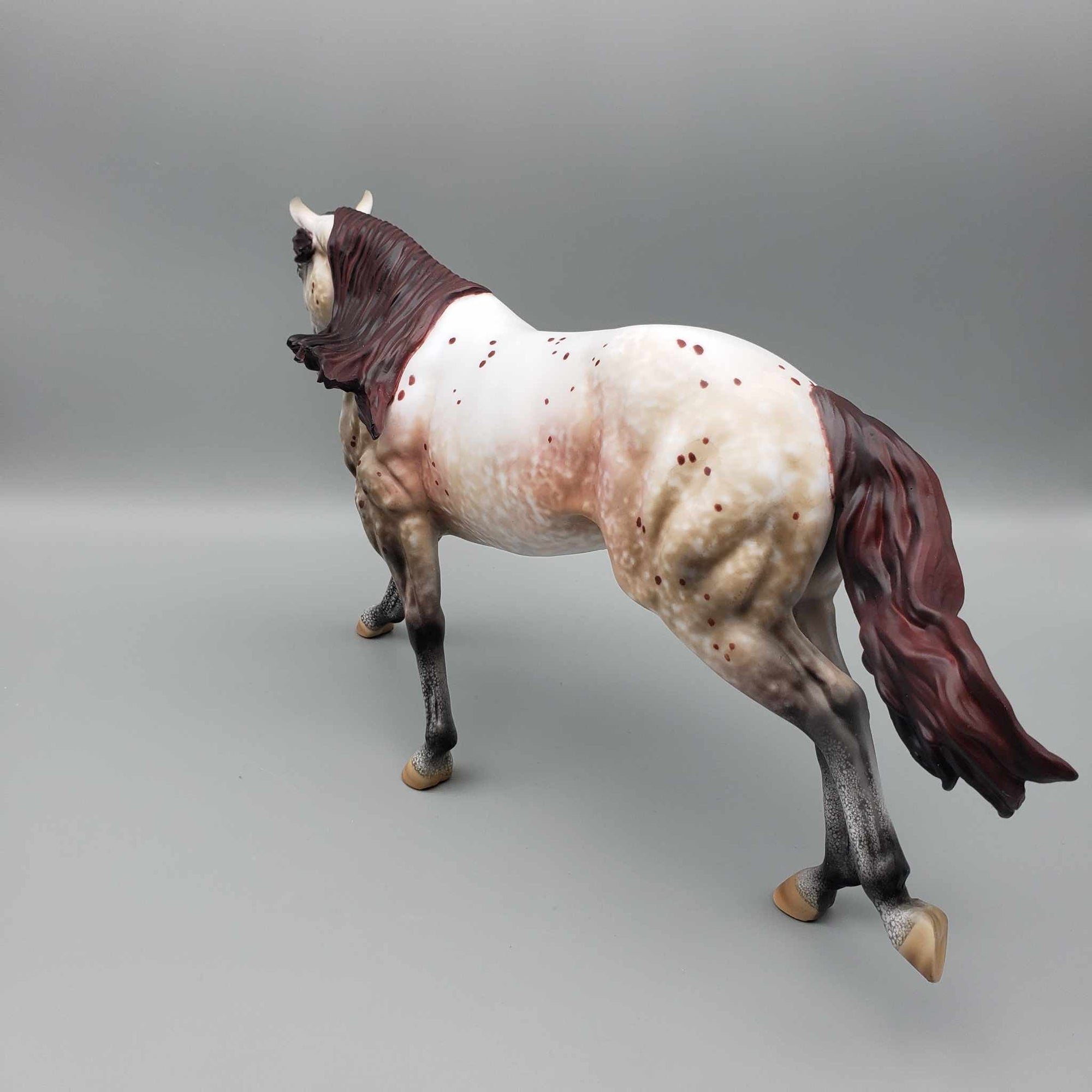 Patrizio OOAK Appaloosa Running Stock Horse By Al Katt Fall Facebook Auction 9/23