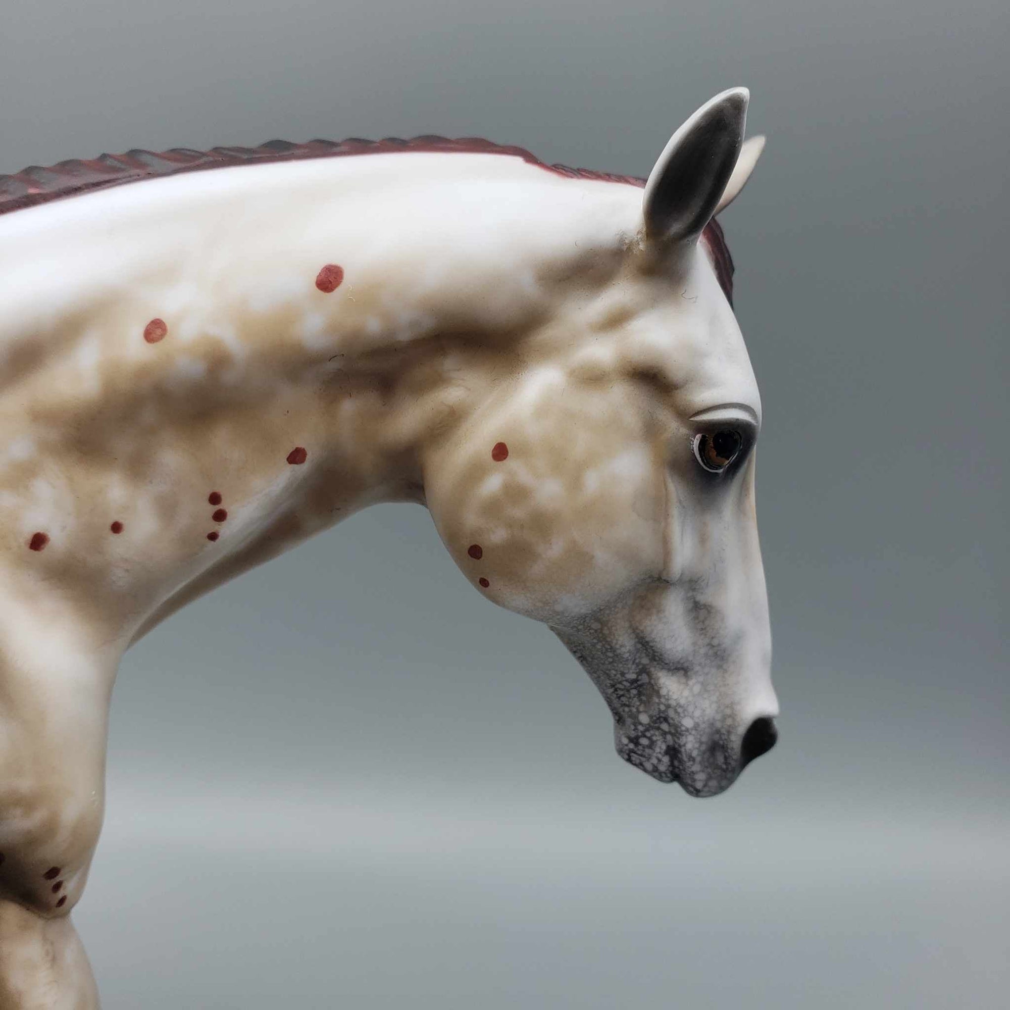 Patrizio OOAK Appaloosa Running Stock Horse By Al Katt Fall Facebook Auction 9/23