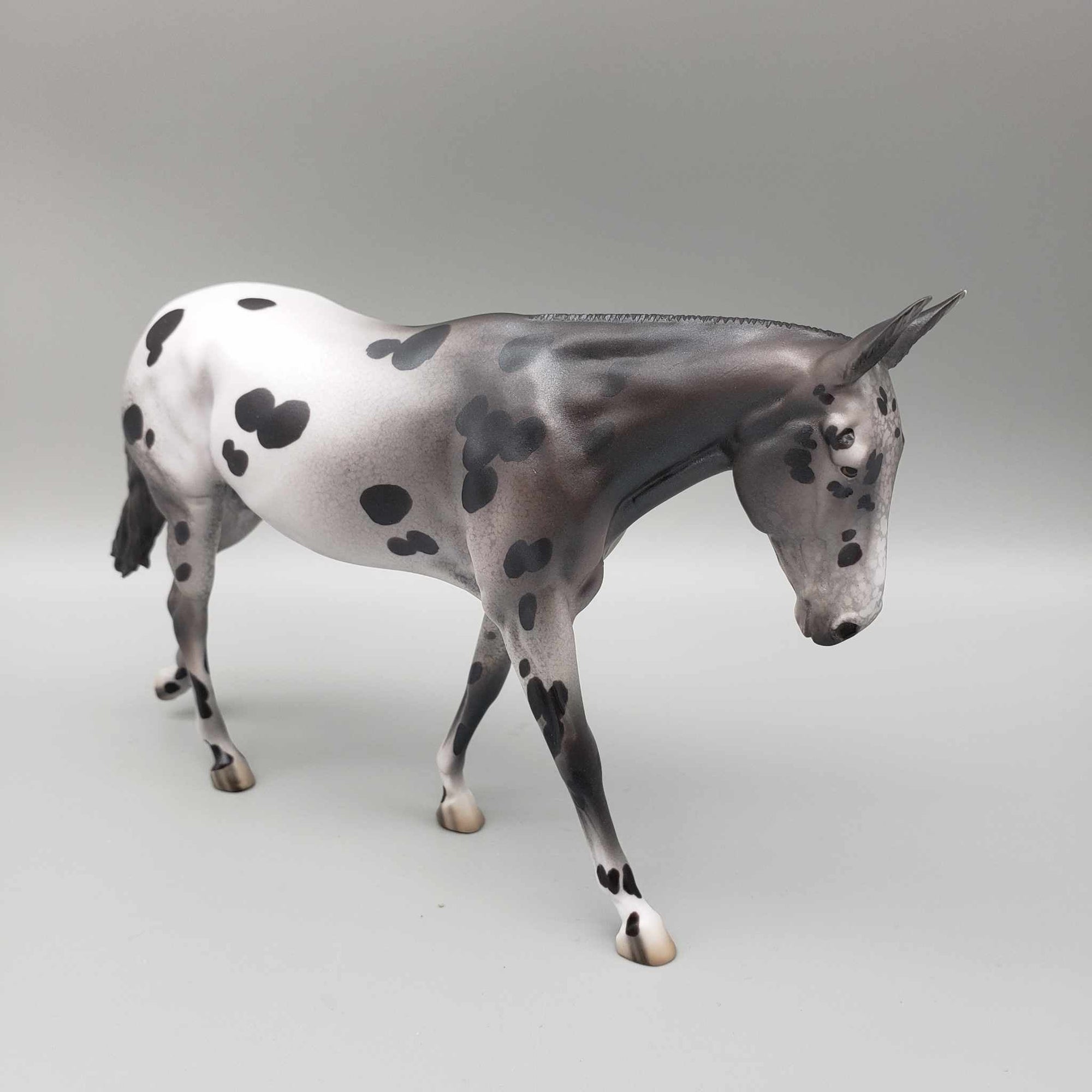 Cozy OOAK Appaloosa Pebble Mule By Jess Hamill Holiday Sale HS23 Facebook Auction