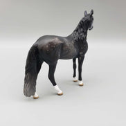 Hortensio OOAK Etched Dark Dappled Grey Andalusian Chip By Jess Hamill Fall Into Autumn Random Drop Sale 9/23