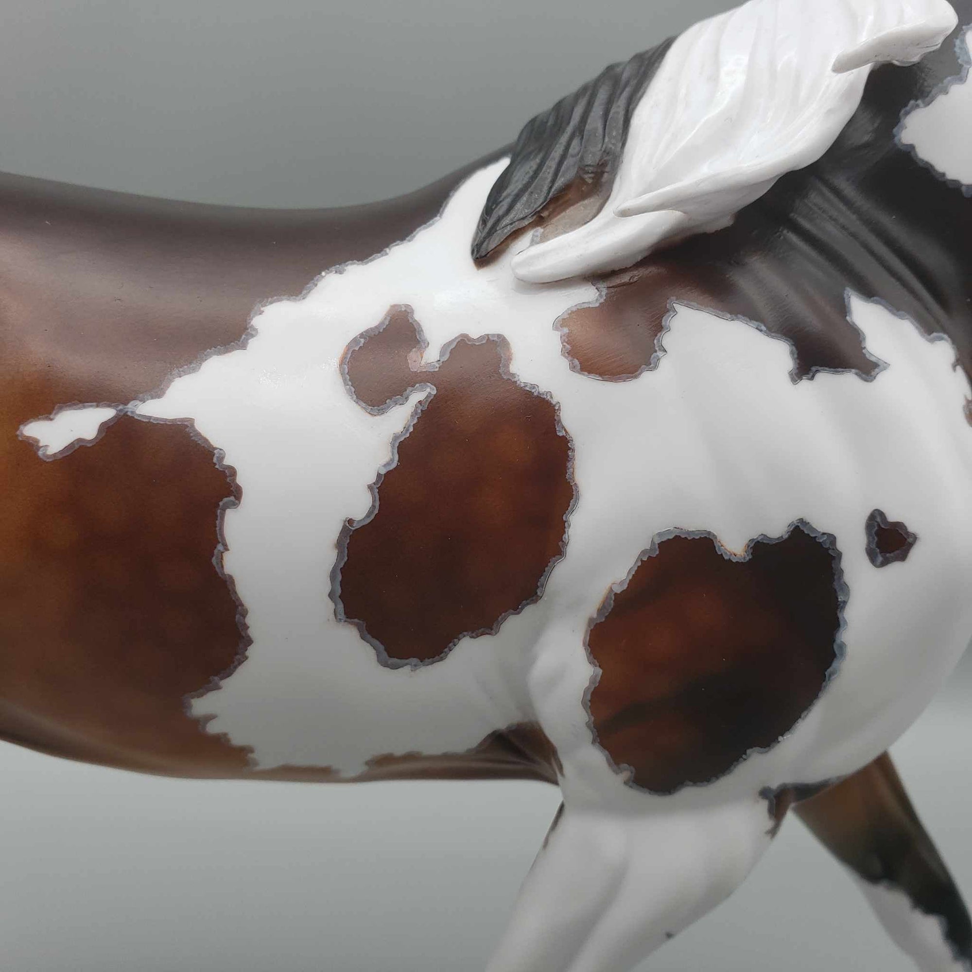 Sirocco OOAK Dappled Bay Tobiano Irish Drafter By Dawn Quick  Fall Facebook Auction 9/23