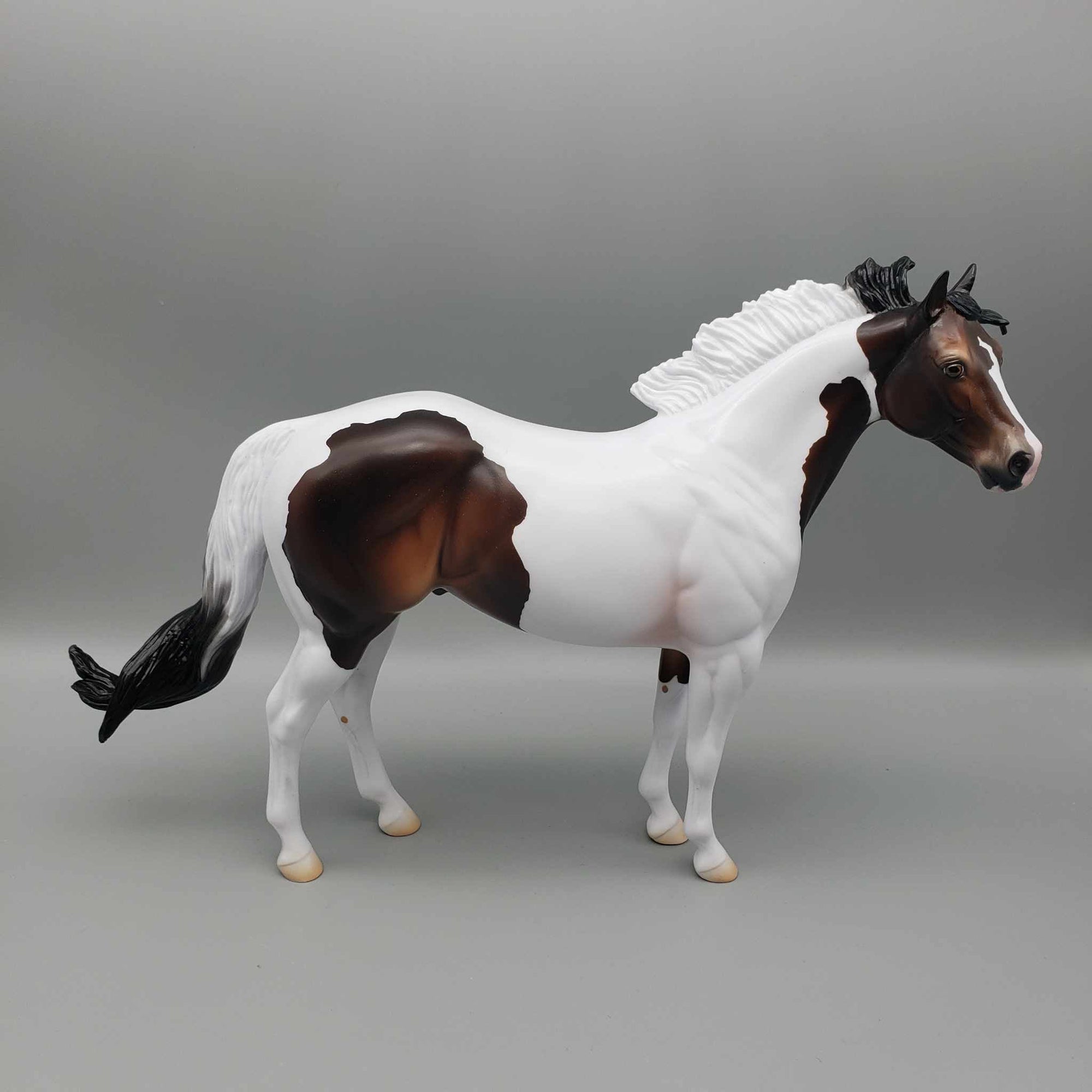 Kokomo Bay Tobiano Custom Ideal Stock Horse with Optional Paint Splashes by Ashley Palmer and Ellen Robbins AoTH23