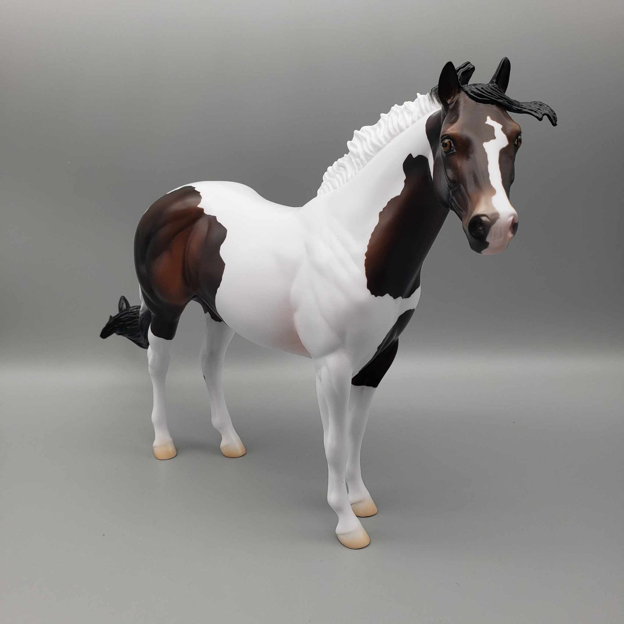 Kokomo Bay Tobiano Custom Ideal Stock Horse with Optional Paint Splashes by Ashley Palmer and Ellen Robbins AoTH23
