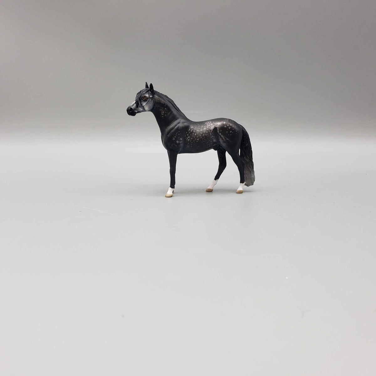 Hortensio OOAK Etched Dark Dappled Grey Andalusian Chip By Jess Hamill Fall Into Autumn Random Drop Sale 9/23