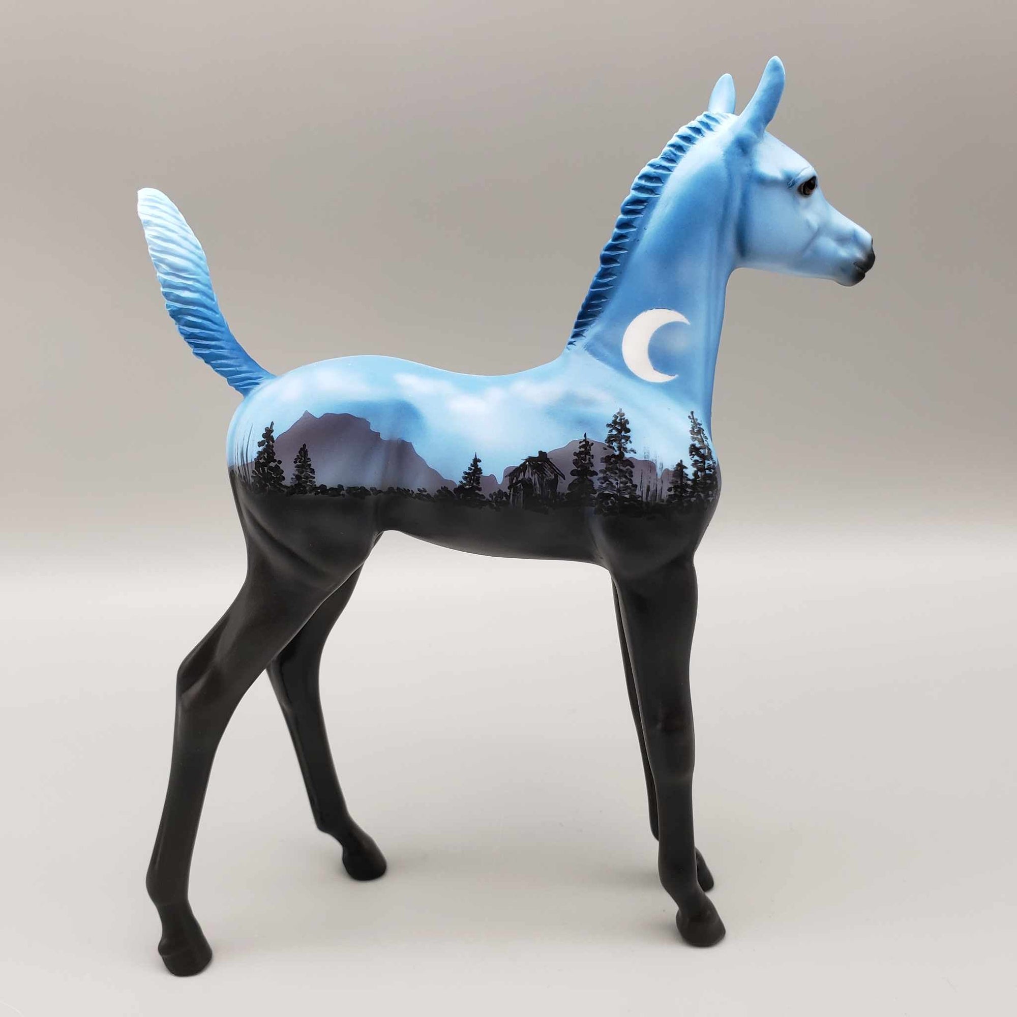 Two Moons OOAK Arab Foal Deco By Dawn Quick Fall Into Autumn Random Drop Sale 9/23