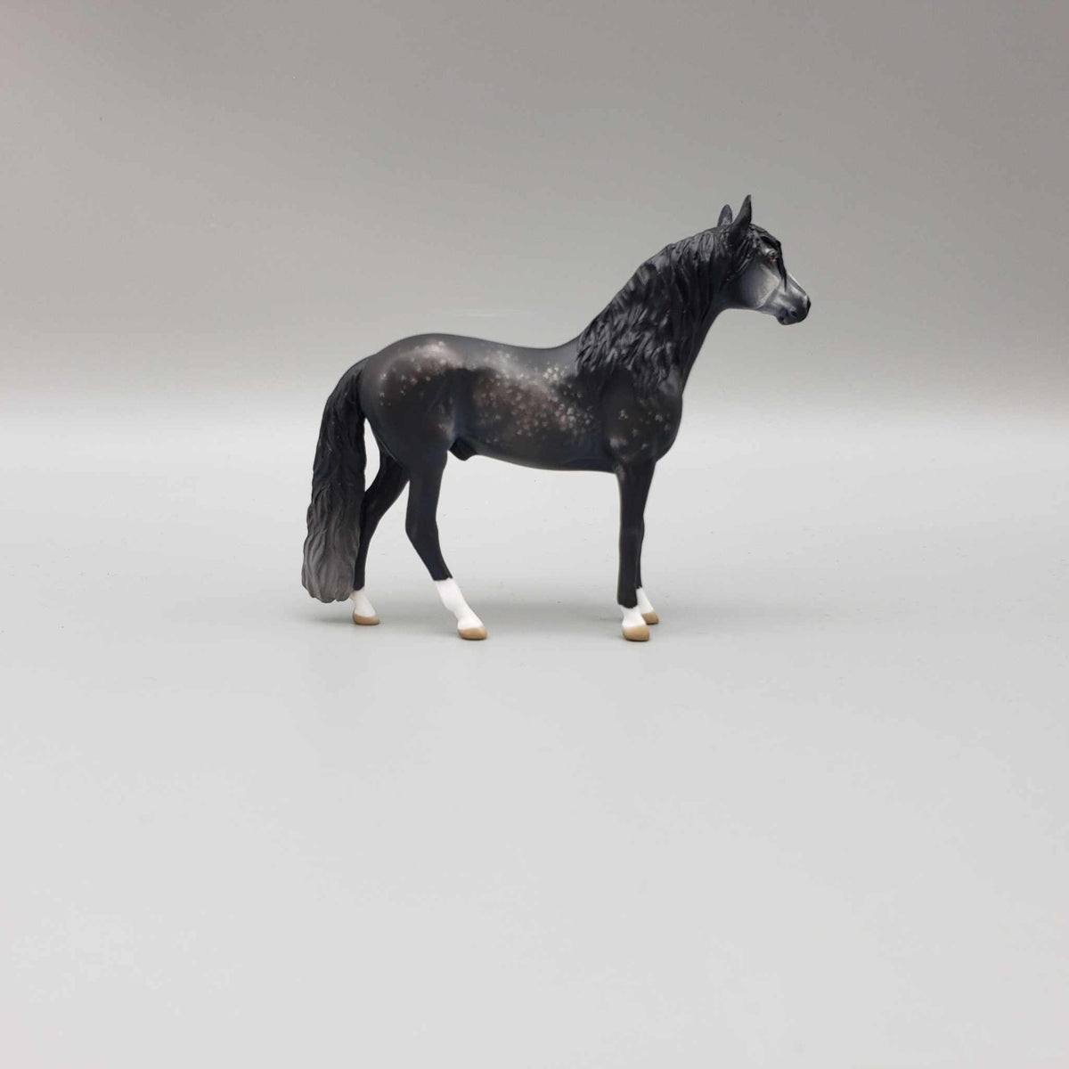 Hortensio OOAK Etched Dark Dappled Grey Andalusian Chip By Jess Hamill Fall Into Autumn Random Drop Sale 9/23