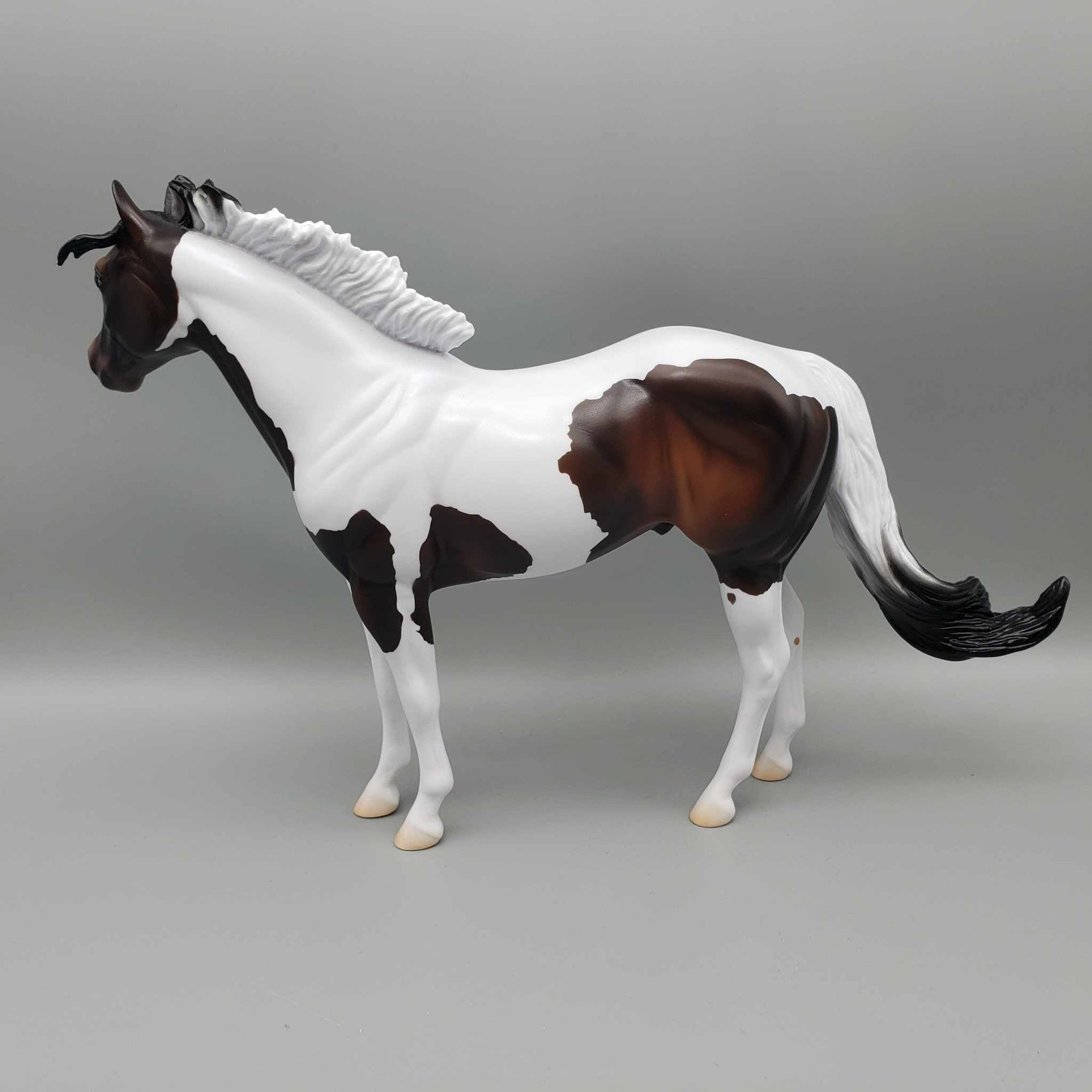 Kokomo Bay Tobiano Custom Ideal Stock Horse with Optional Paint Splashes by Ashley Palmer and Ellen Robbins AoTH23
