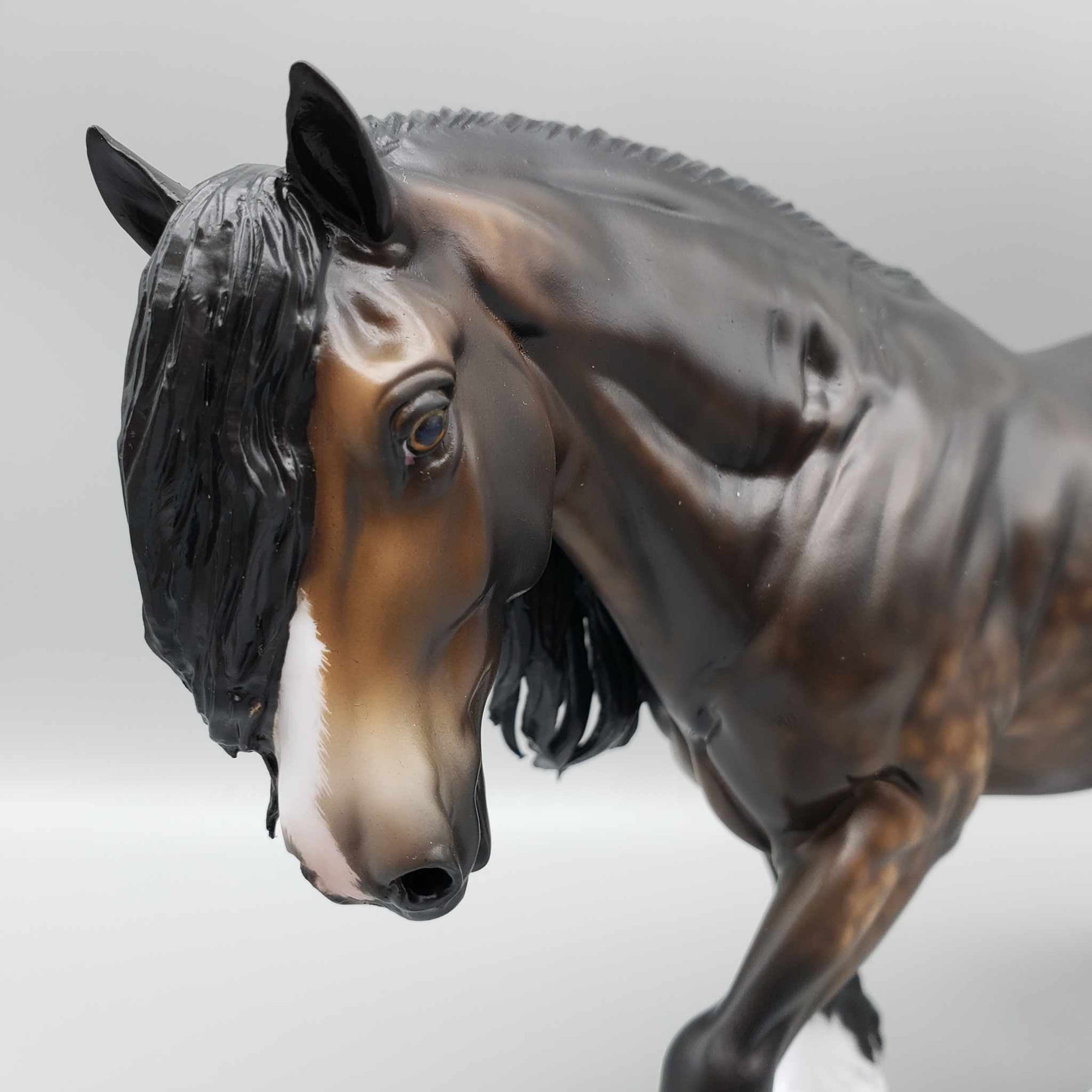 Barqs OOAK Dappled Black Bay Cob By Sheryl Leisure Best Offers 9/11/23