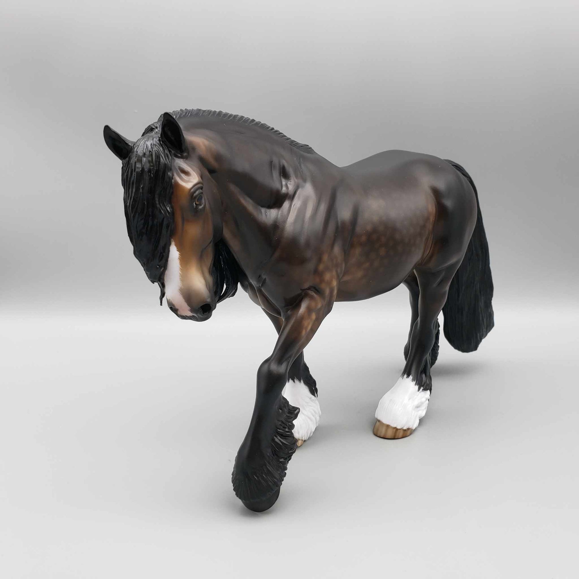 Barqs OOAK Dappled Black Bay Cob By Sheryl Leisure Best Offers 9/11/23