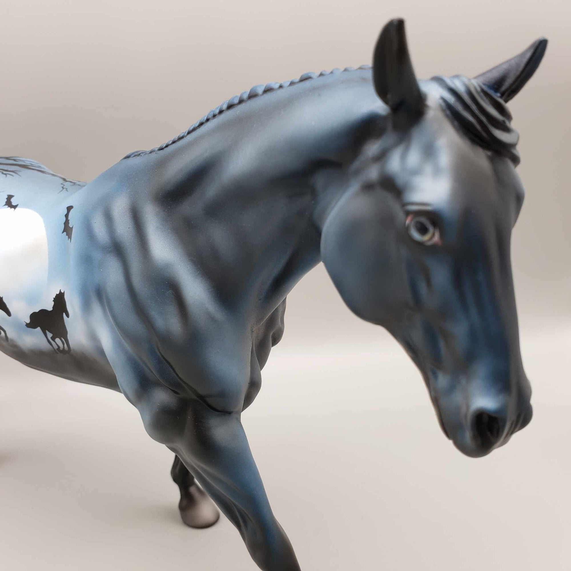 Midnight Run OOAK Deco Running Stock Horse by Dawn Quick Best Offers 9/11/23