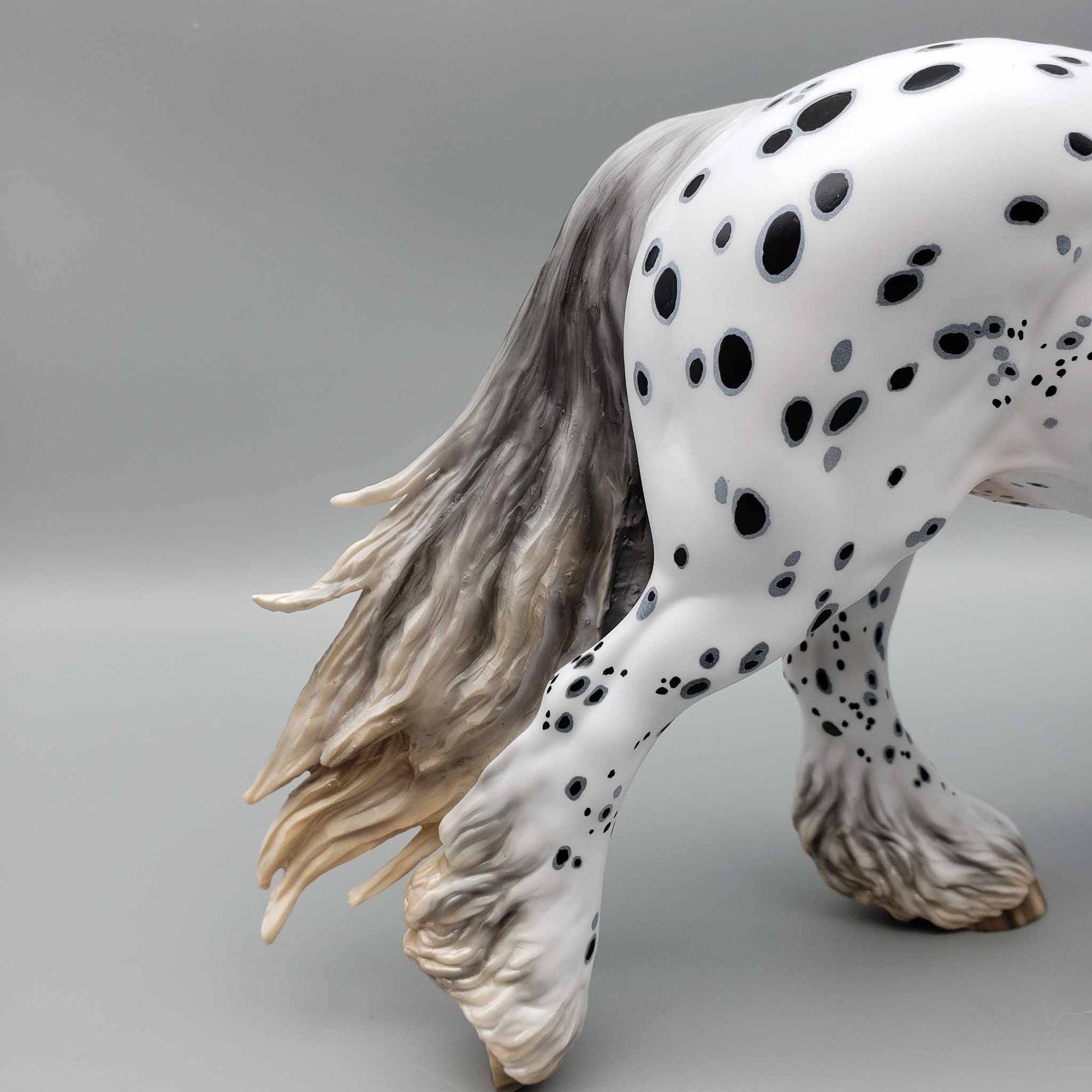 Three Shillings OOAK Extreme Appaloosa Irish Cob By Ellen Robbins Offers 9/11/23