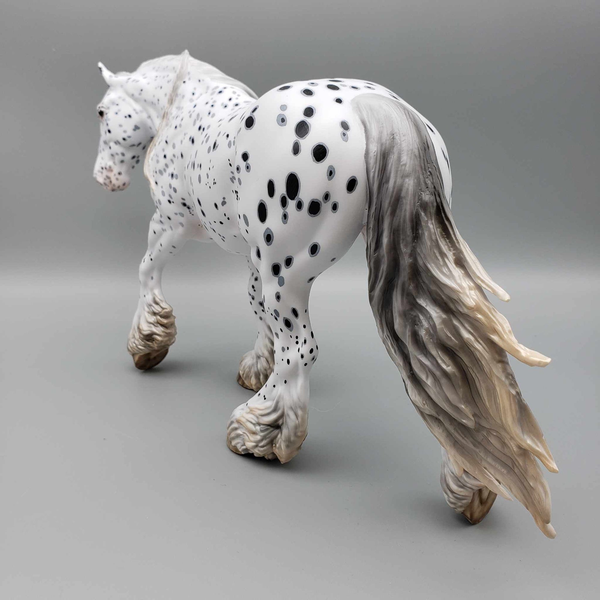 Three Shillings OOAK Extreme Appaloosa Irish Cob By Ellen Robbins Offers 9/11/23