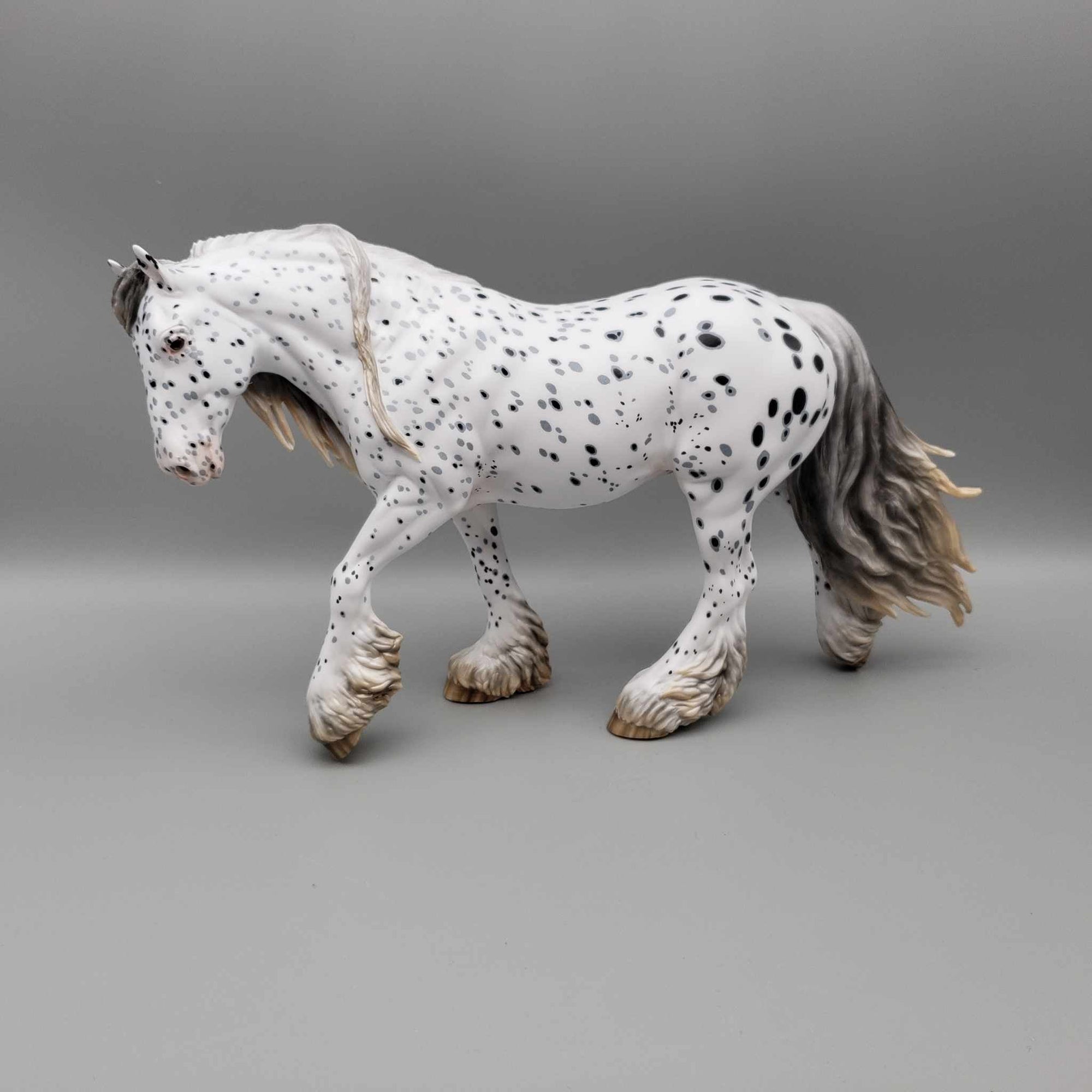 Three Shillings OOAK Extreme Appaloosa Irish Cob By Ellen Robbins Offers 9/11/23