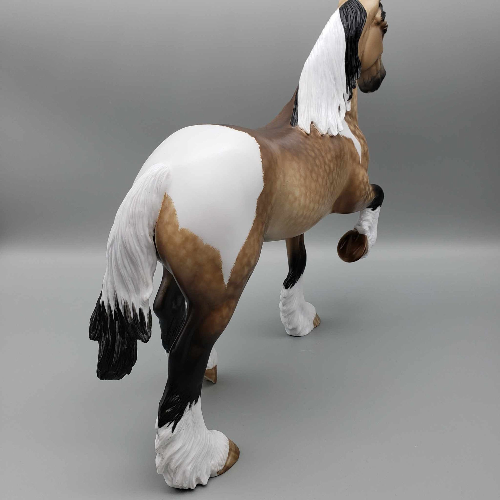 Evervess OOAK Buckskin Tobiano Trotting Drafter By Sheryl Leisure Best Offers 9/11/23