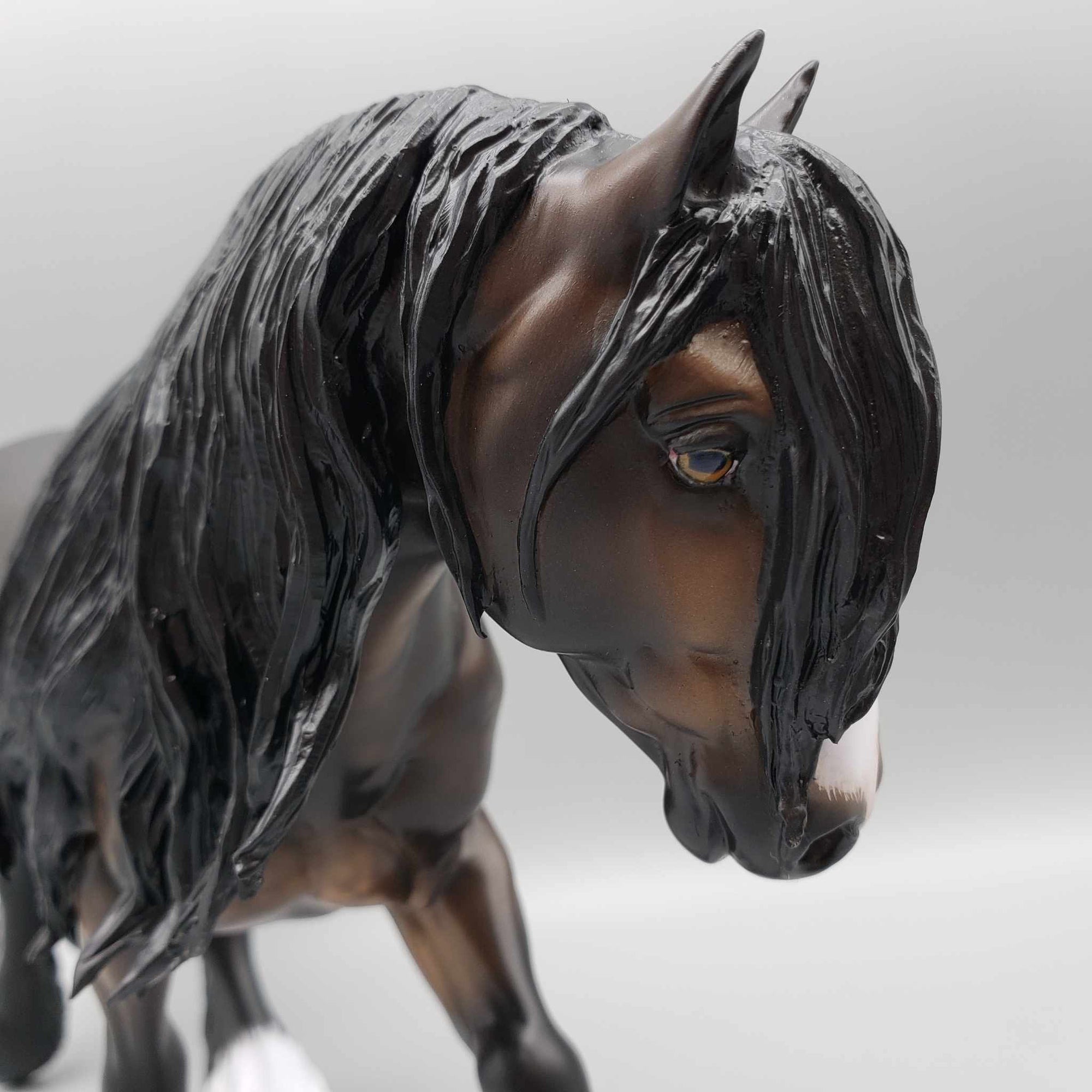 Barqs OOAK Dappled Black Bay Cob By Sheryl Leisure Best Offers 9/11/23