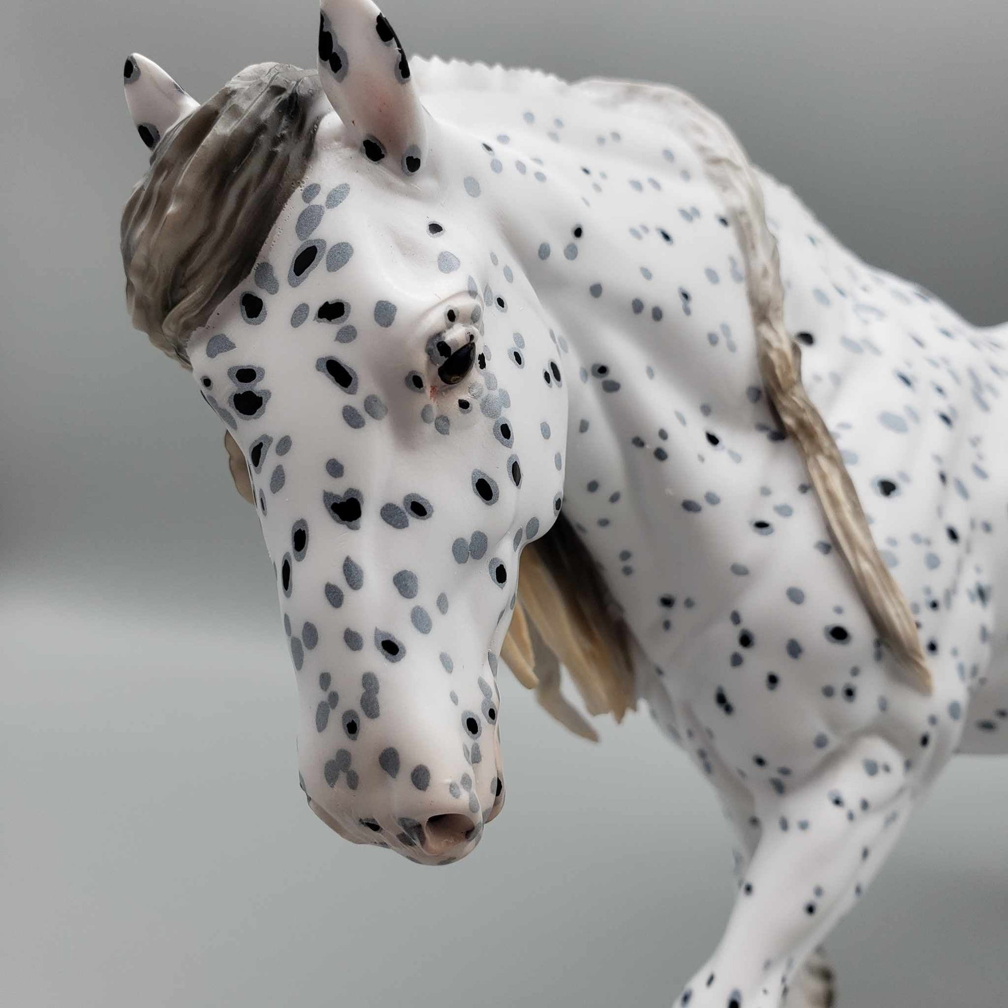 Three Shillings OOAK Extreme Appaloosa Irish Cob By Ellen Robbins Offers 9/11/23