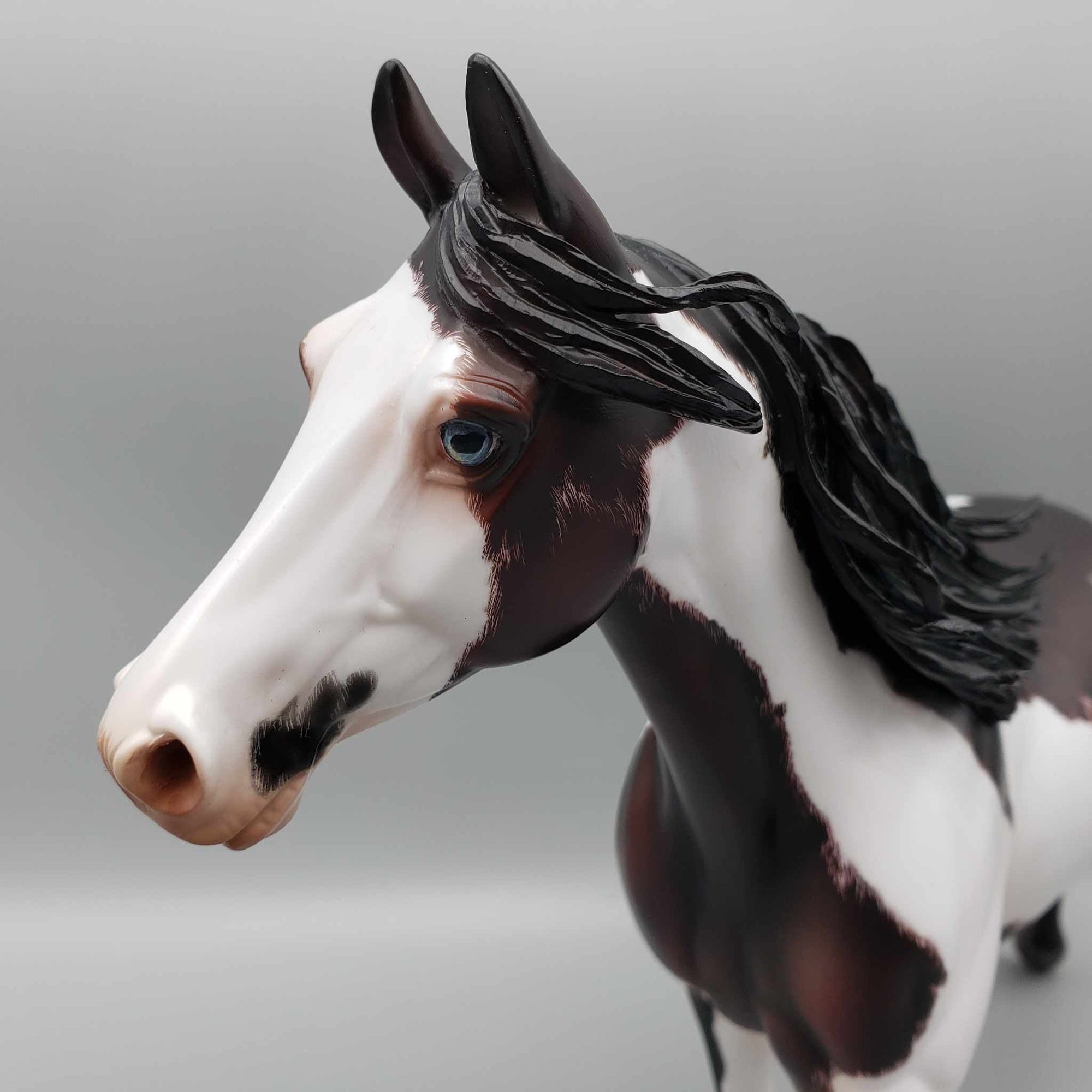 Breeze OOAK Dark Bay Overo Palouse By Julie Keim BEST OFFERS Moonlight Madness MM23