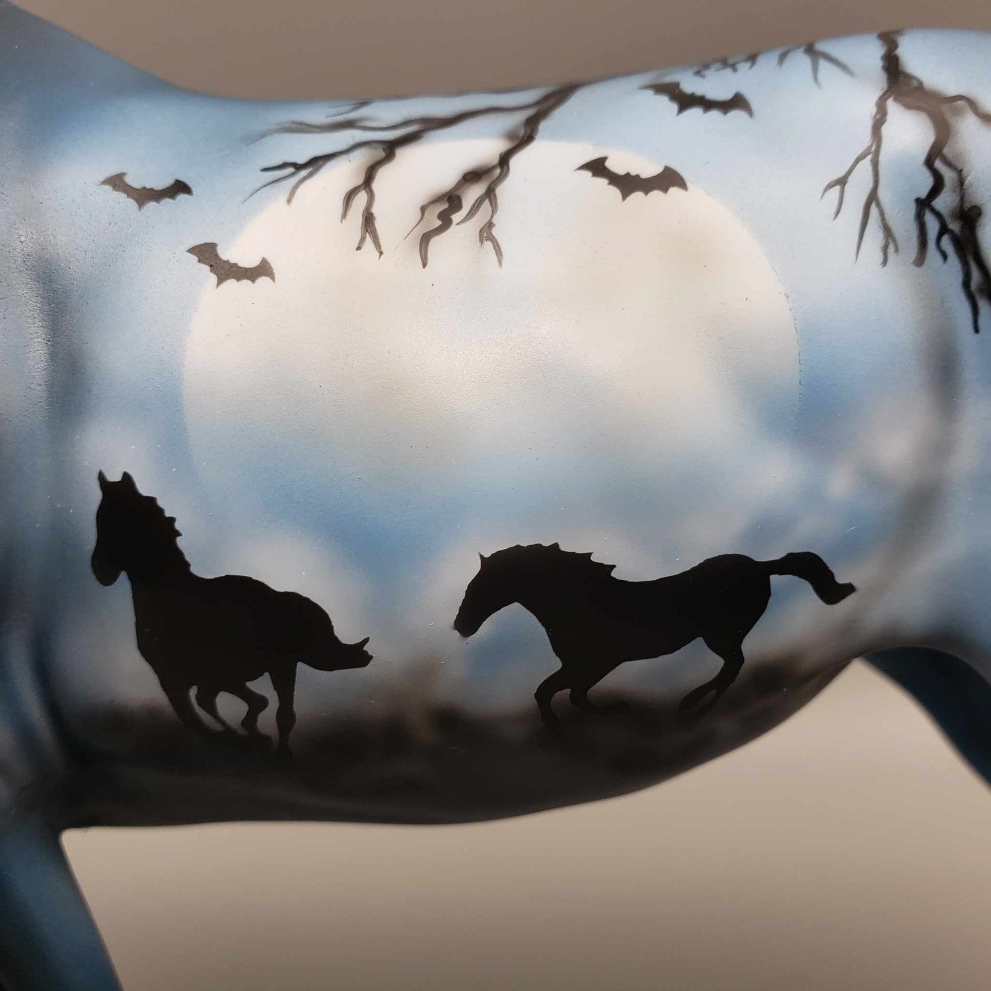 Midnight Run OOAK Deco Running Stock Horse by Dawn Quick Best Offers 9/11/23