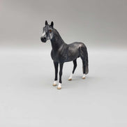 Hortensio OOAK Etched Dark Dappled Grey Andalusian Chip By Jess Hamill Fall Into Autumn Random Drop Sale 9/23