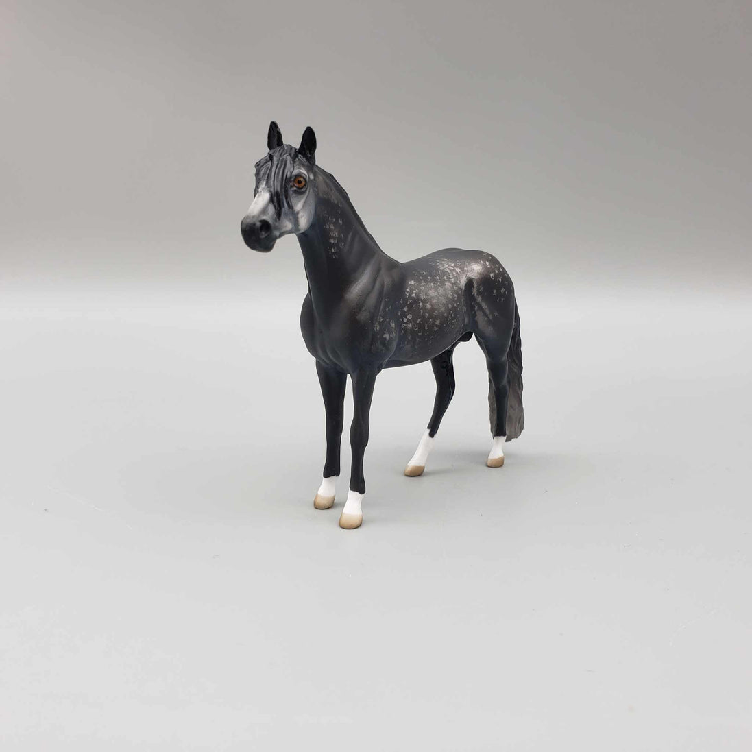 Hortensio OOAK Etched Dark Dappled Grey Andalusian Chip By Jess Hamill Fall Into Autumn Random Drop Sale 9/23