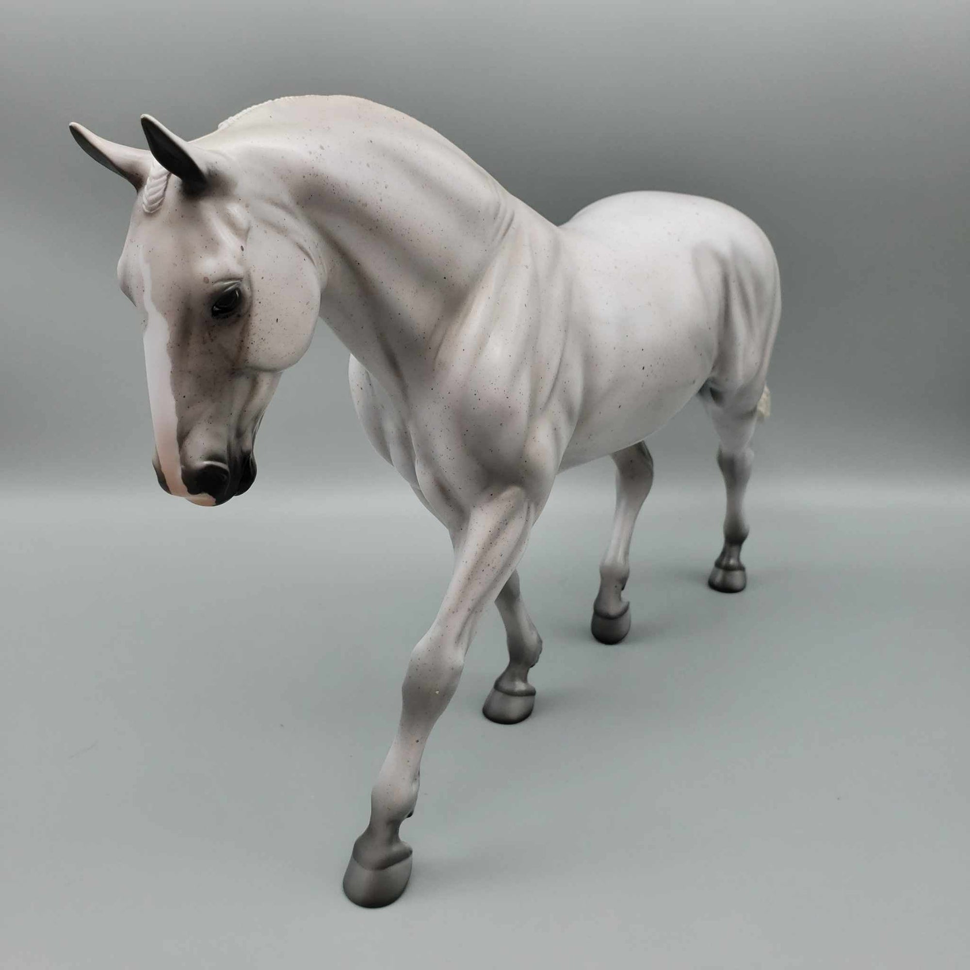 Grey Skies OOAK Fleabitten Grey Irish Draft By Angela Marleau Holiday Sale HS23