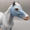 Josiah OOAK Wedgwood Blue Blue Roan Mustang Deco by Angela Marleau Fall Into Autumn Random Drop Sale 9/23