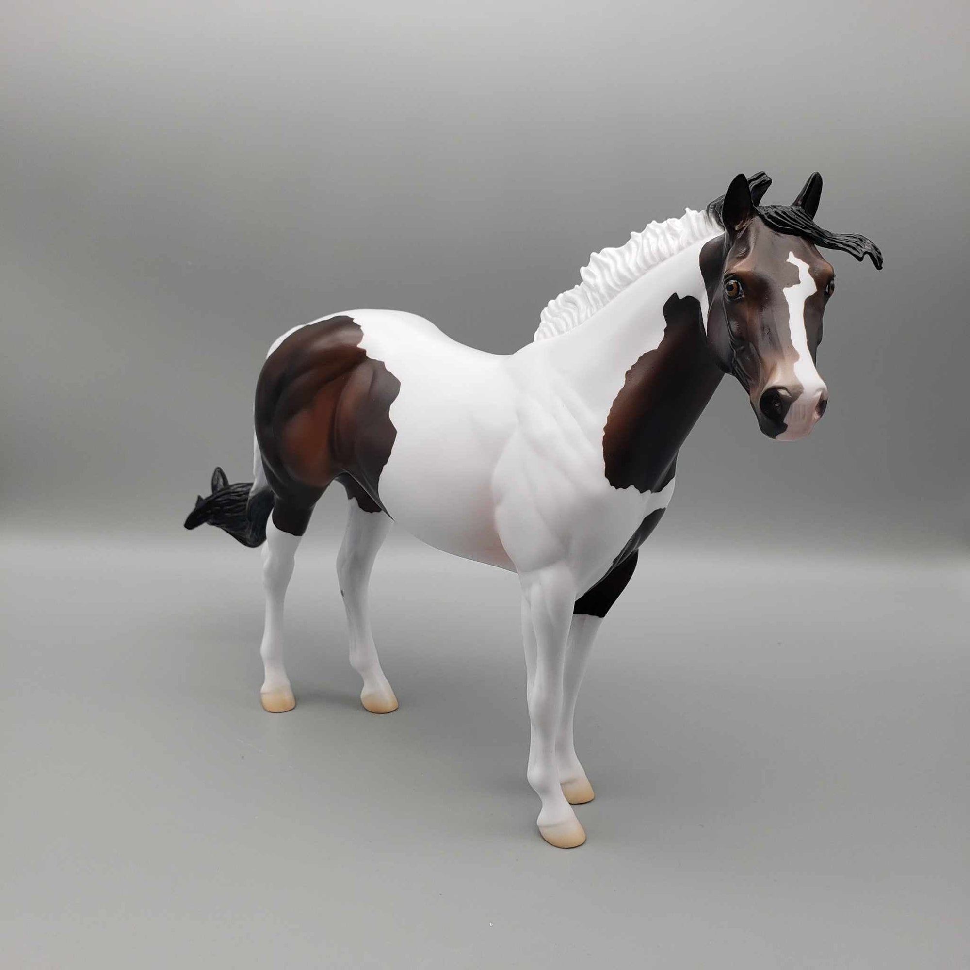 Kokomo Bay Tobiano Custom Ideal Stock Horse with Optional Paint Splashes by Ashley Palmer and Ellen Robbins AoTH23