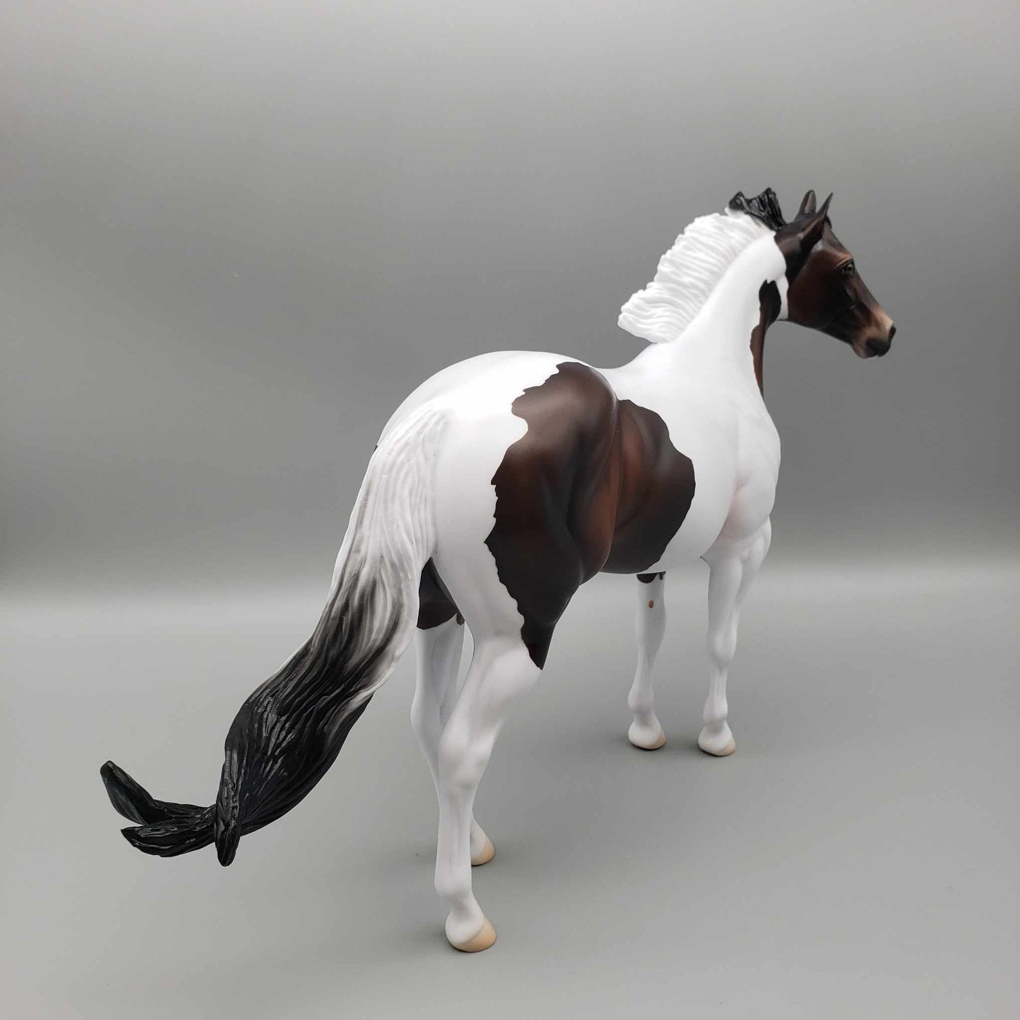 Kokomo Bay Tobiano Custom Ideal Stock Horse with Optional Paint Splashes by Ashley Palmer and Ellen Robbins AoTH23