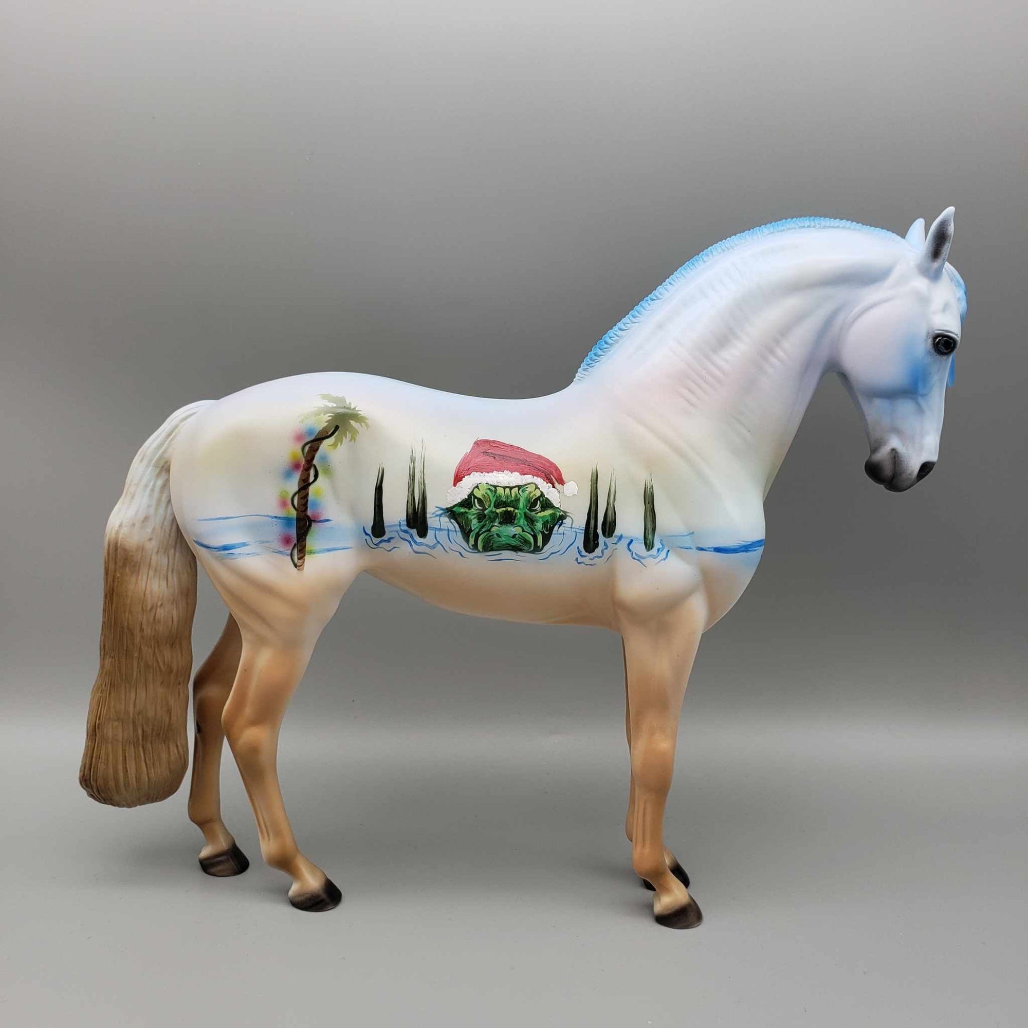 Christmas in the Keys OOAK Deco Andalusian By Dawn Quick Fall Facebook Auction 11/23