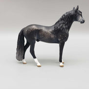 Hortensio OOAK Etched Dark Dappled Grey Andalusian Chip By Jess Hamill Fall Into Autumn Random Drop Sale 9/23