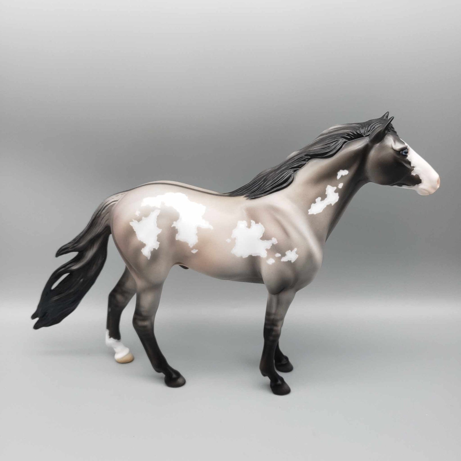 A Break In The Storm OOAK Grulla Overo Mustang By Jess Hamill  Holiday Sale HS23