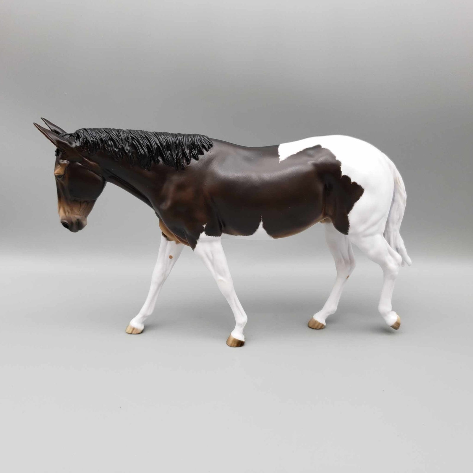 Moxie OOAK Dark Bay Tobiano Mule by Sheryl Leisure Best Offers 9/18/23