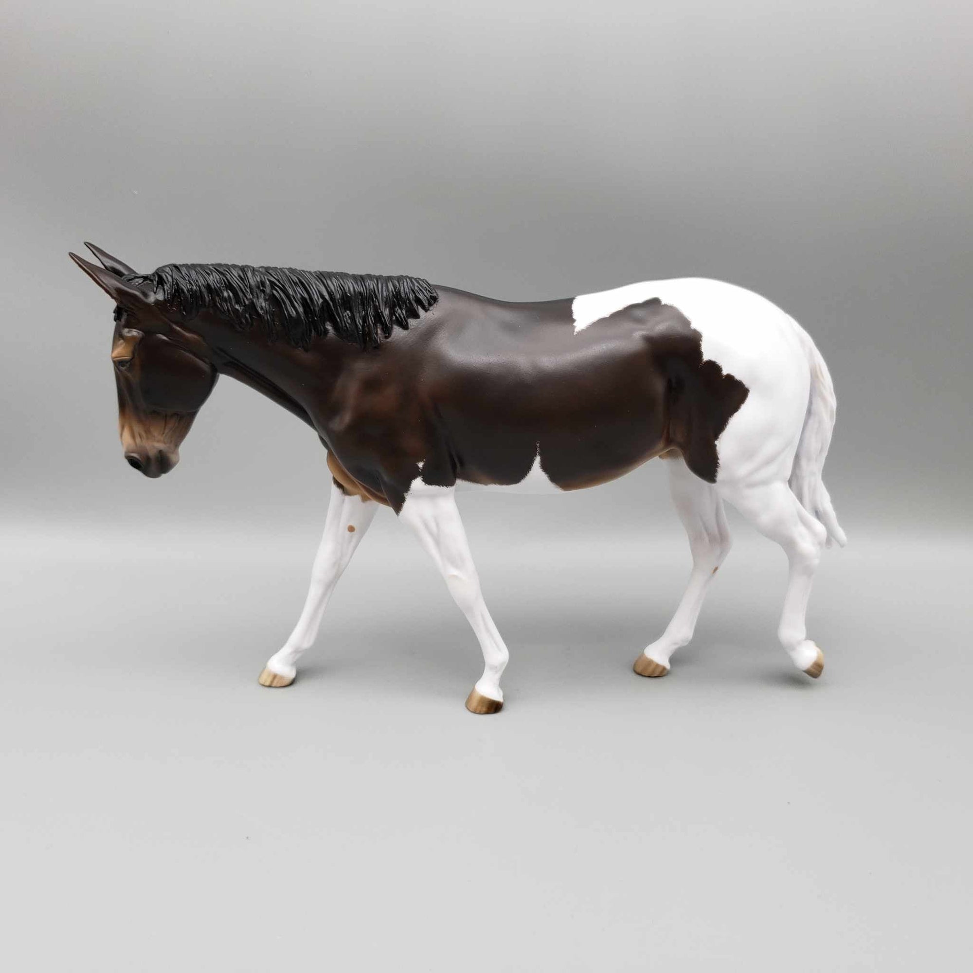 Moxie OOAK Dark Bay Tobiano Mule by Sheryl Leisure Best Offers 9/18/23