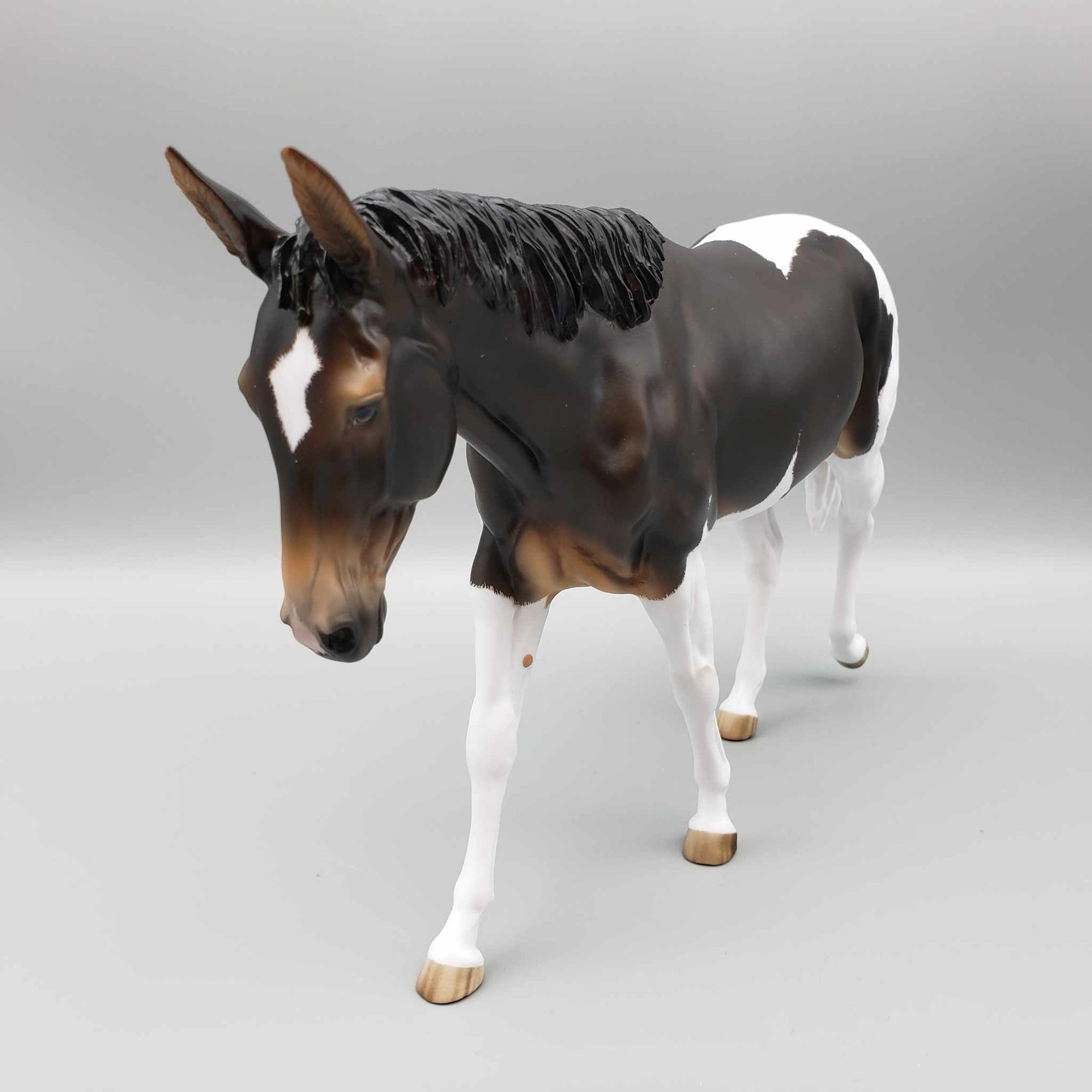 Moxie OOAK Dark Bay Tobiano Mule by Sheryl Leisure Best Offers 9/18/23