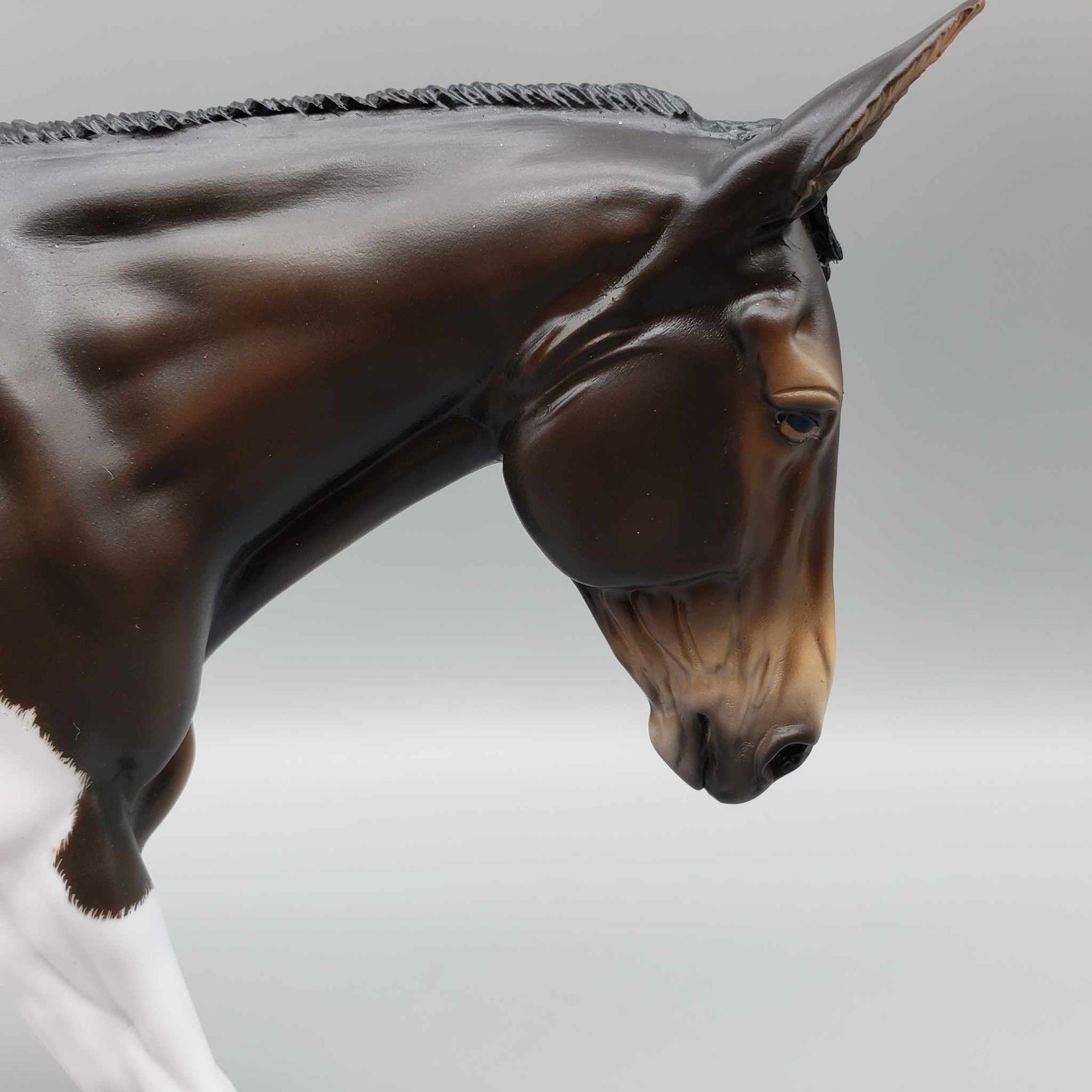 Moxie OOAK Dark Bay Tobiano Mule by Sheryl Leisure Best Offers 9/18/23