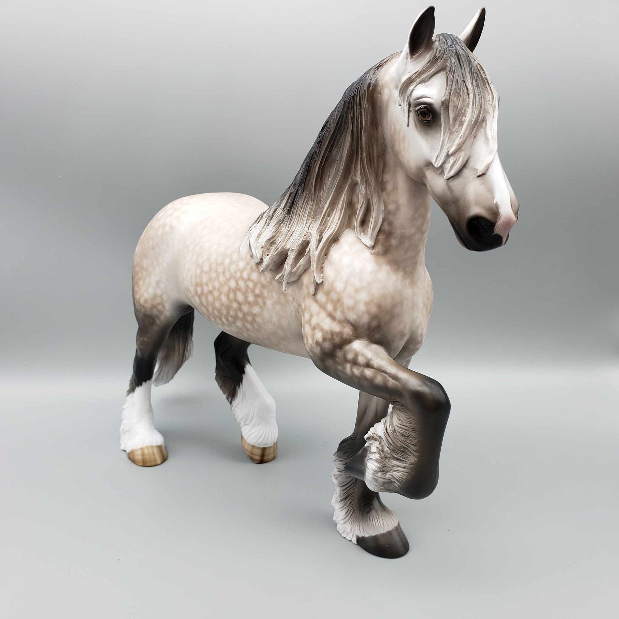 Schwepps OOAK Dapple Grey Trotting Drafter by Sheryl Leisure Best Offers 9/18/23